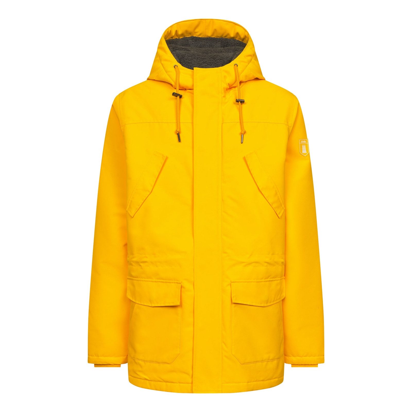 Derbe Winterjacke Winterjacke Festholm mit vegan wattierter Füllung