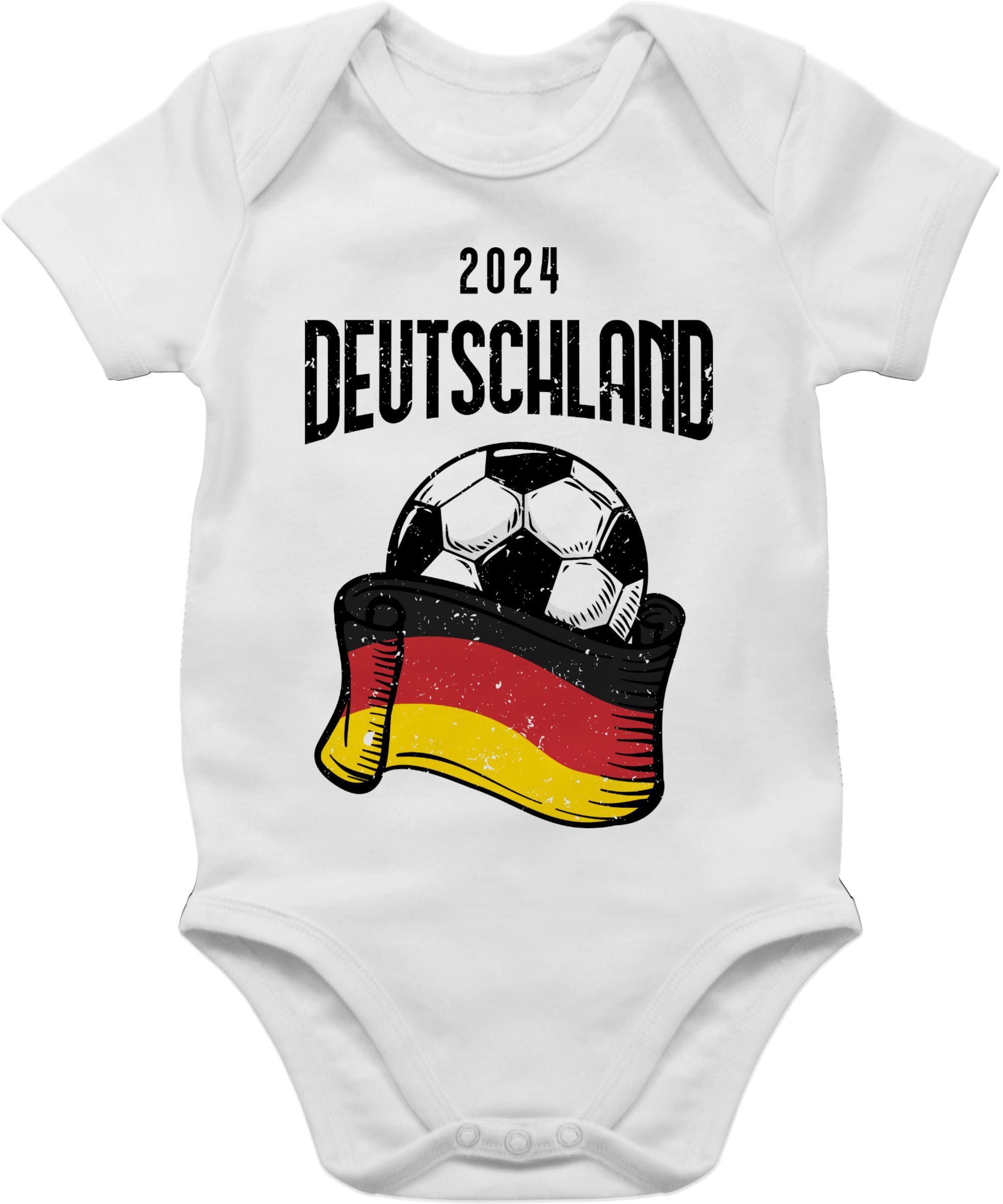 Shirtracer Shirtbody Germany 2024 Deutschland 2024 Fussball EM Fanartikel Baby