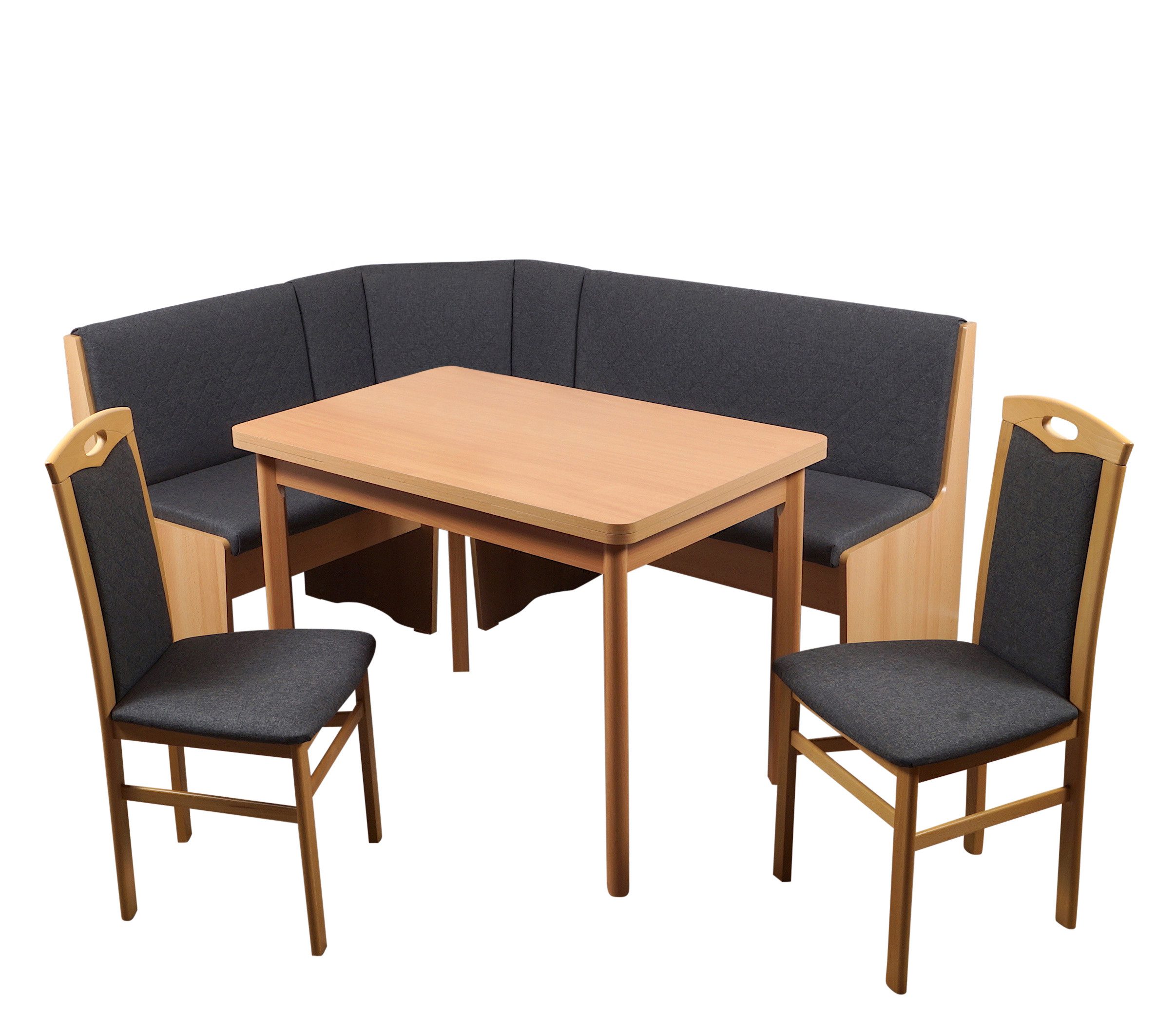 Stolebaenk Eckbankgruppe Bremen MA/PENIPI, (Eckbankgruppe, 1 x Eckbank, 2 x Stuhl, 1 x Tisch)