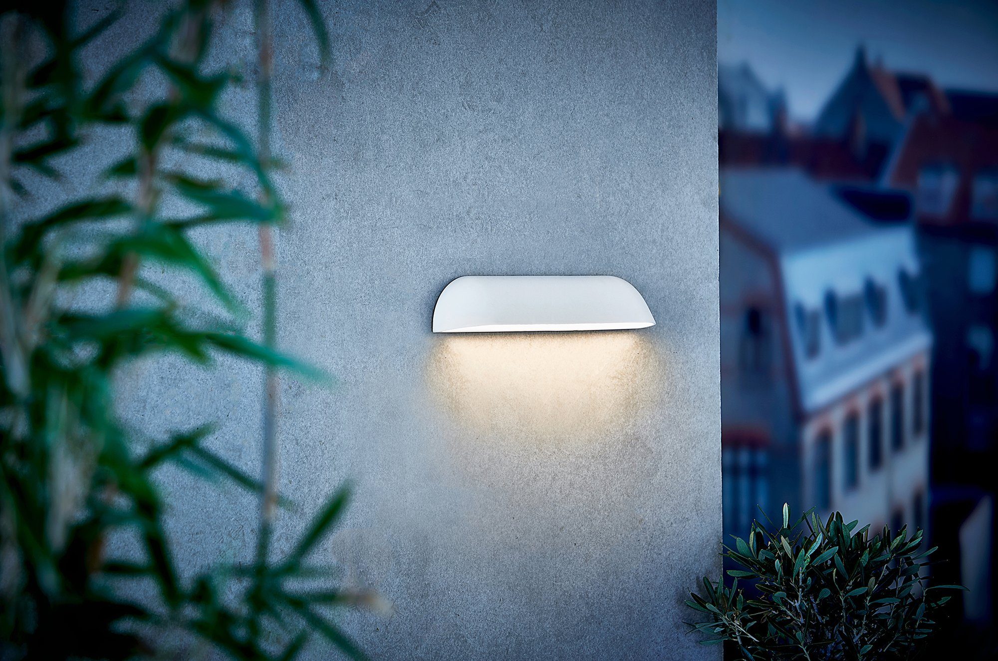Nordlux LED LED inkl. Modul, FRONT, LED Wandleuchte integriert, 5 fest Warmweiß, Jahre Garantie