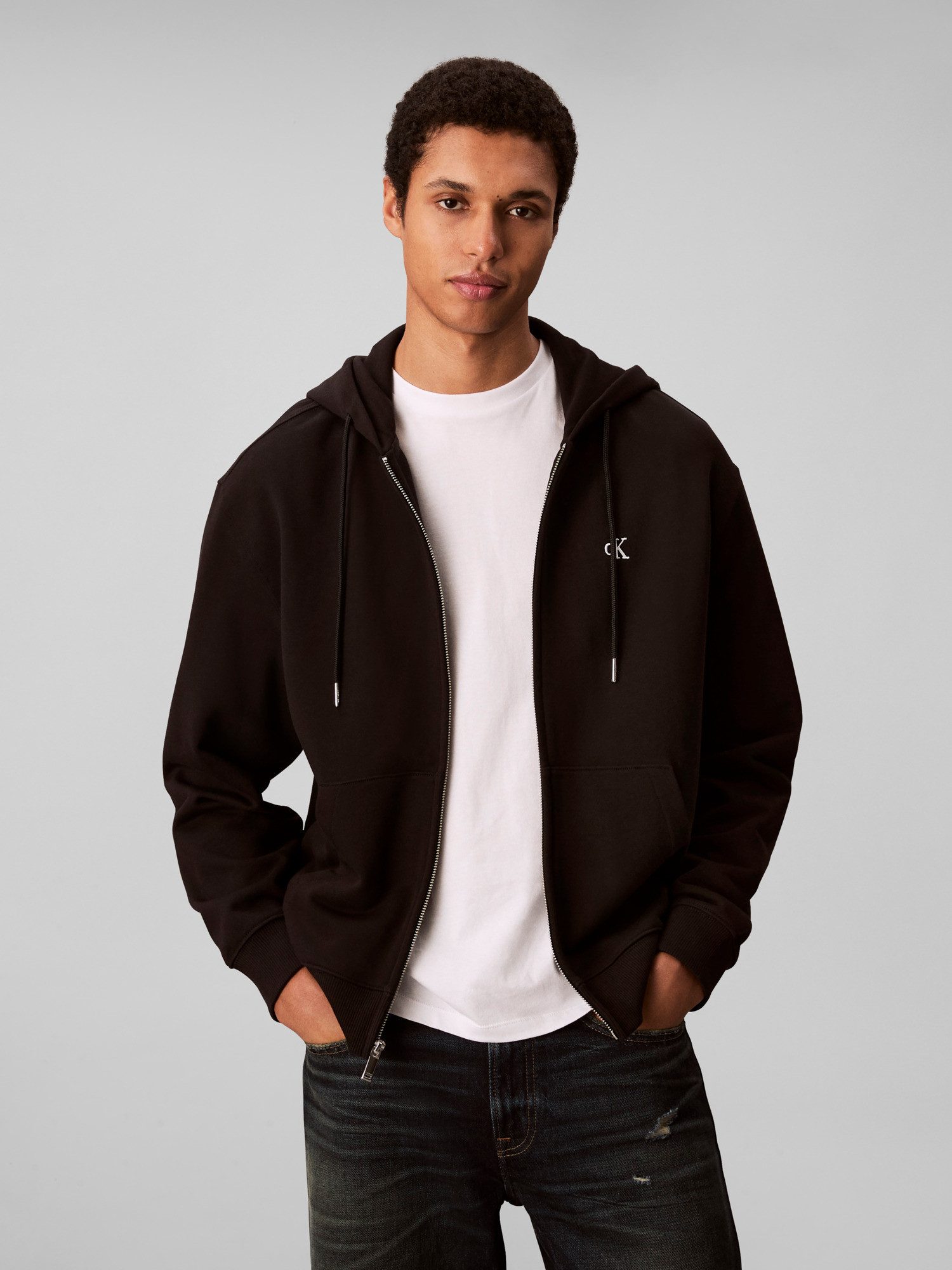 Calvin Klein Jeans Kapuzensweatshirt LS EU günstig online kaufen