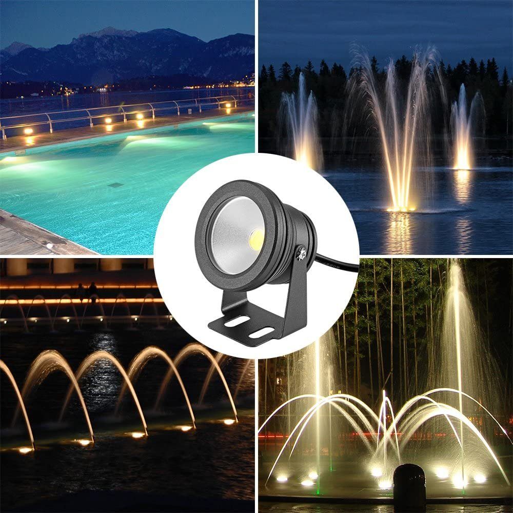 Rosnek LED Teichleuchte Wasserdichte,Aquarium Tauch Pool günstig online kaufen