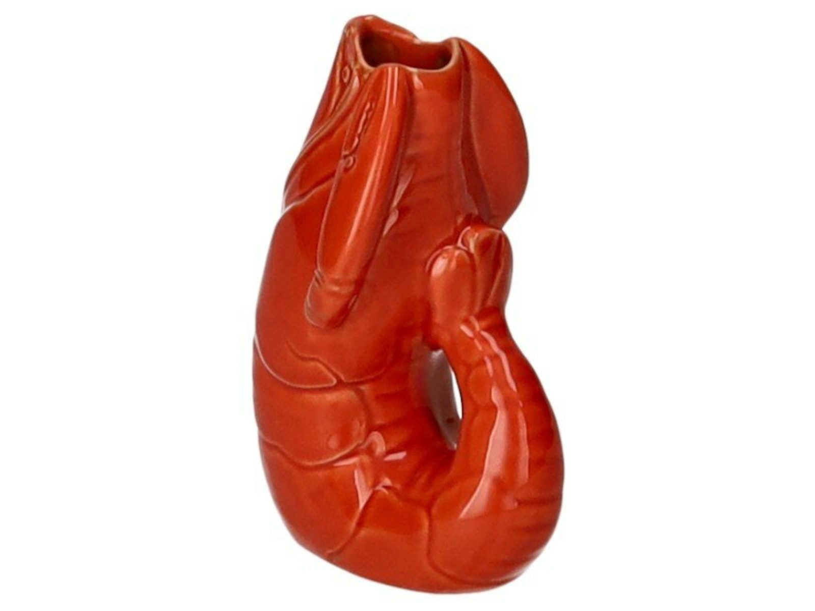 Giftcompany Dekovase Madame Crevette Hummer Vase XS orangerot 14cm (Vasen)