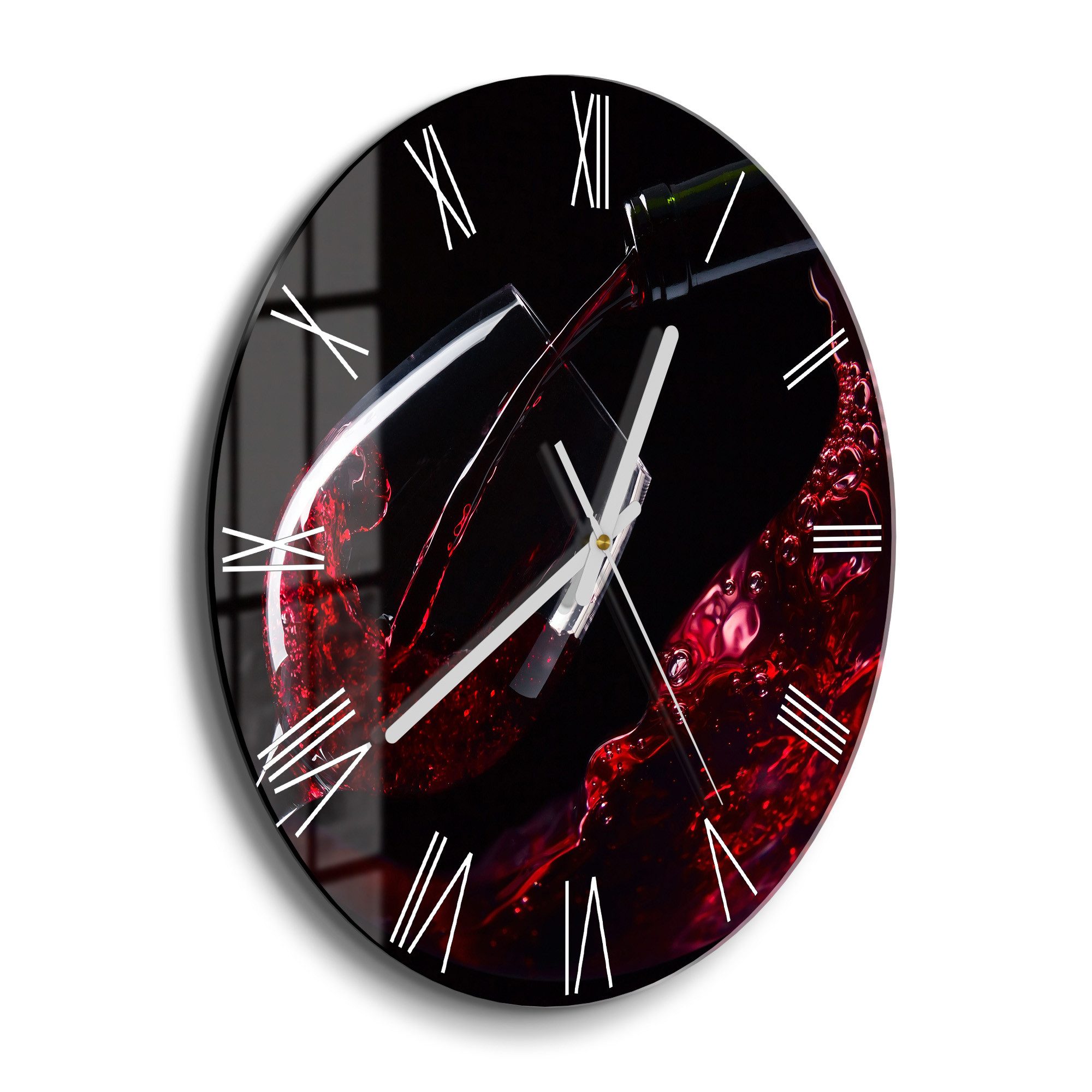 DEQORI Wanduhr 'Tanz der Tropfen' (Glas günstig online kaufen