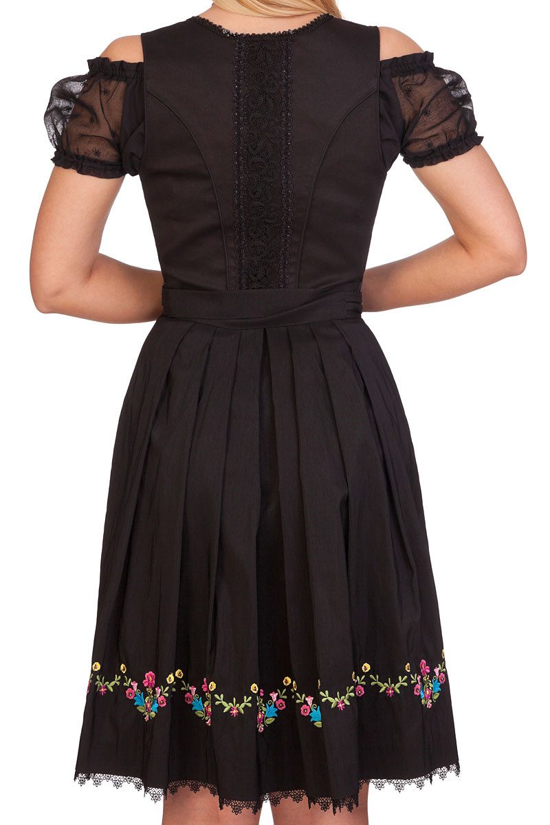 KRÜGER COLLECTION Dirndl Midi Dirndl 2tlg. - BLACKY - schwarz günstig online kaufen