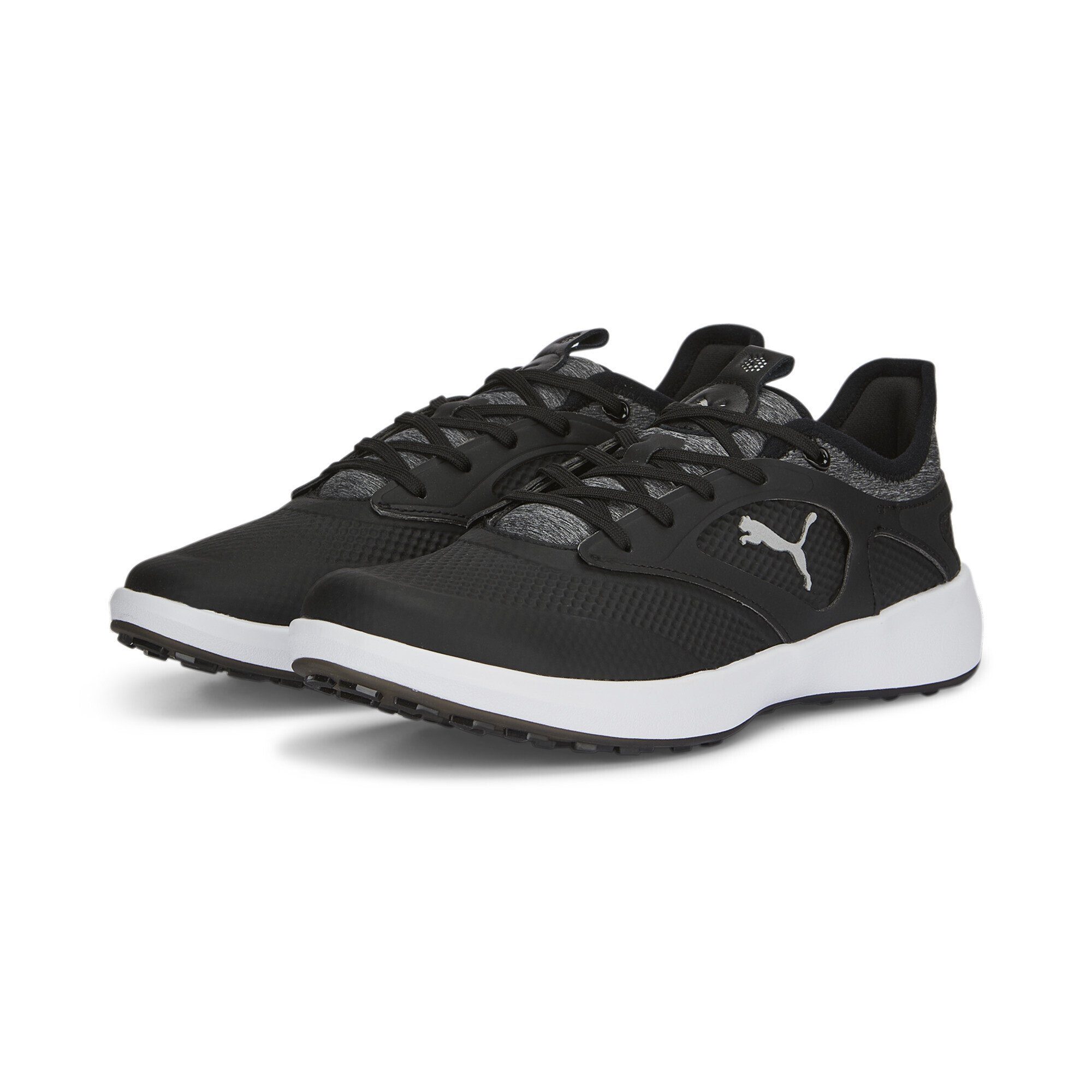 IGNITE Black Silver Metallic Golfschuh Malibu Golfschuhe PUMA Damen