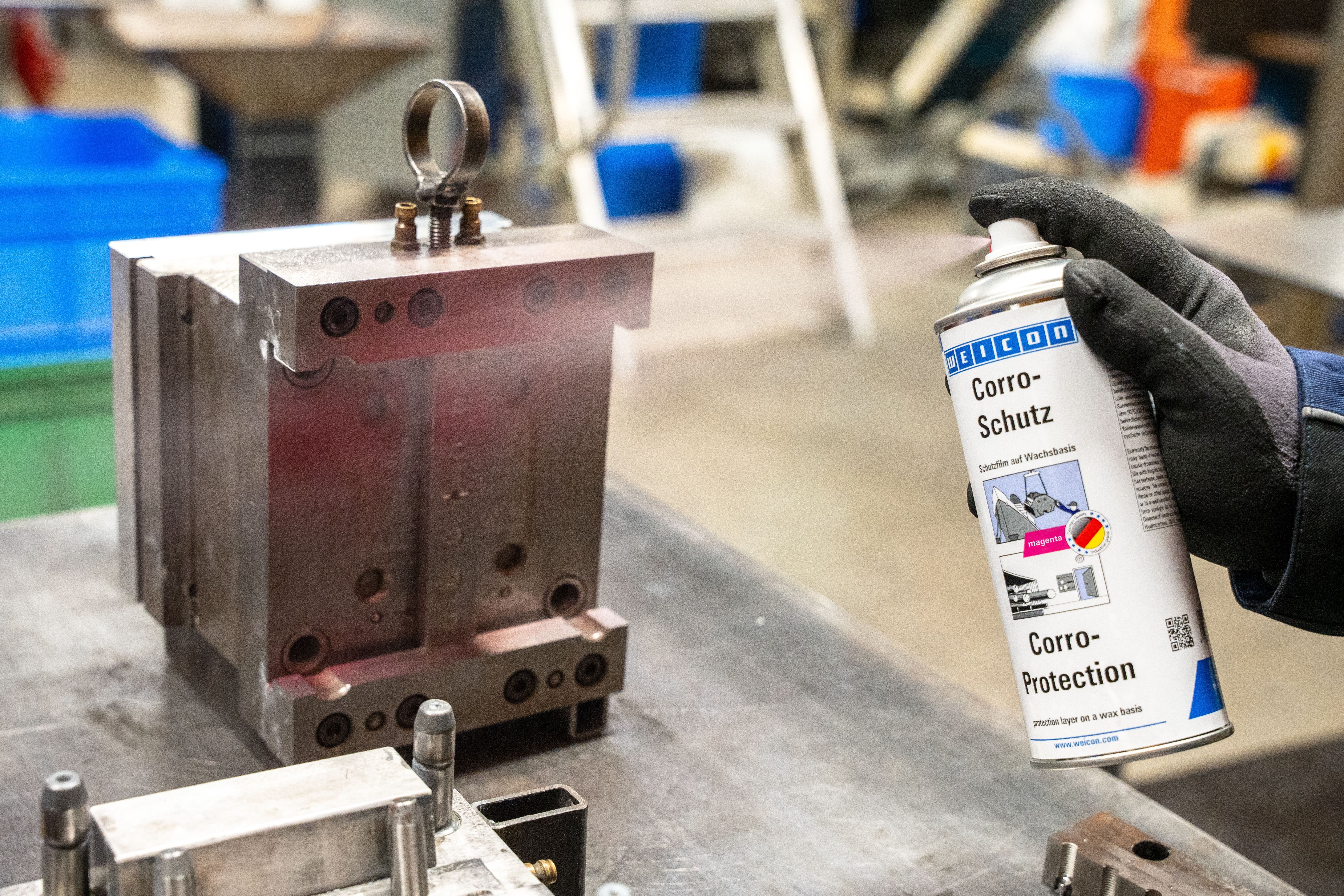 WEICON Rostschutzgrundierung Corro-Schutz, wachsartiger Korrosionsschutz zur Konservierung, Verbrauch bei 1,5 Kreuzgang ~ 2 m², TÜV-geprüft