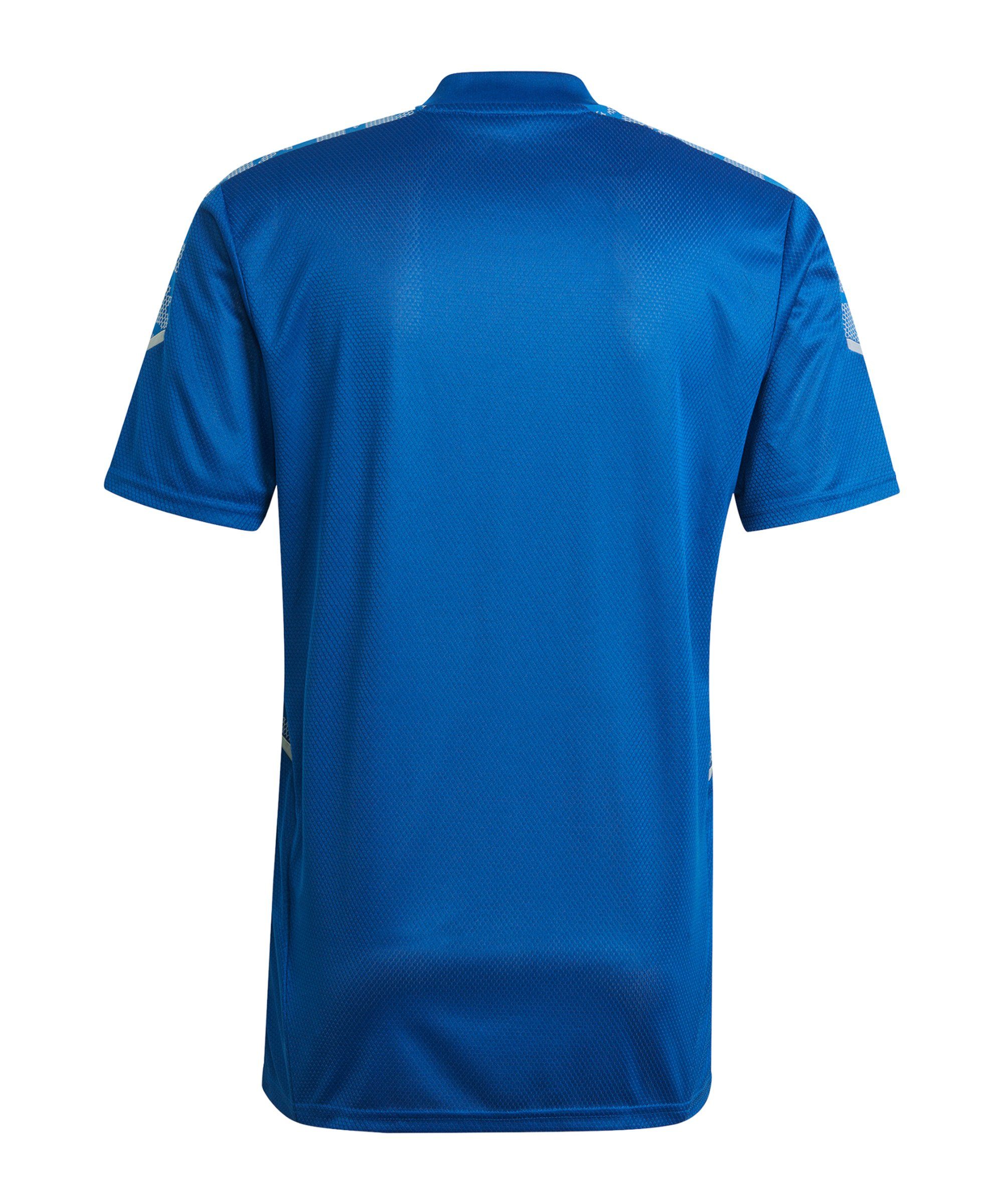 21 default Performance adidas blauweiss Trainingsshirt T-Shirt Condivo