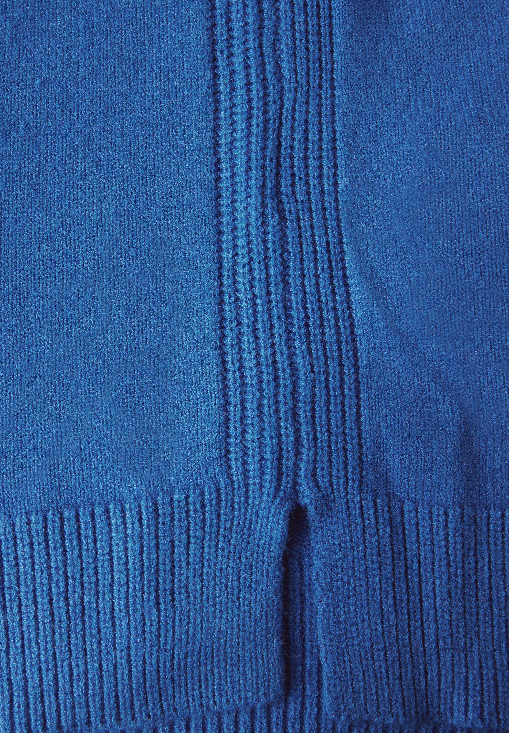 STREET ONE Rollkragenpullover mit Knopf Details
