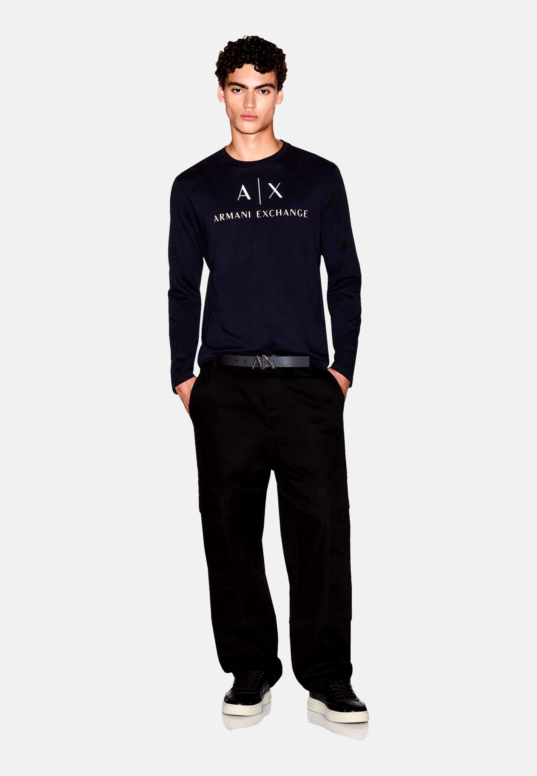 AIX ARMANI EXCHANGE Longsleeve Langarmshirt Longsleeve günstig online kaufen