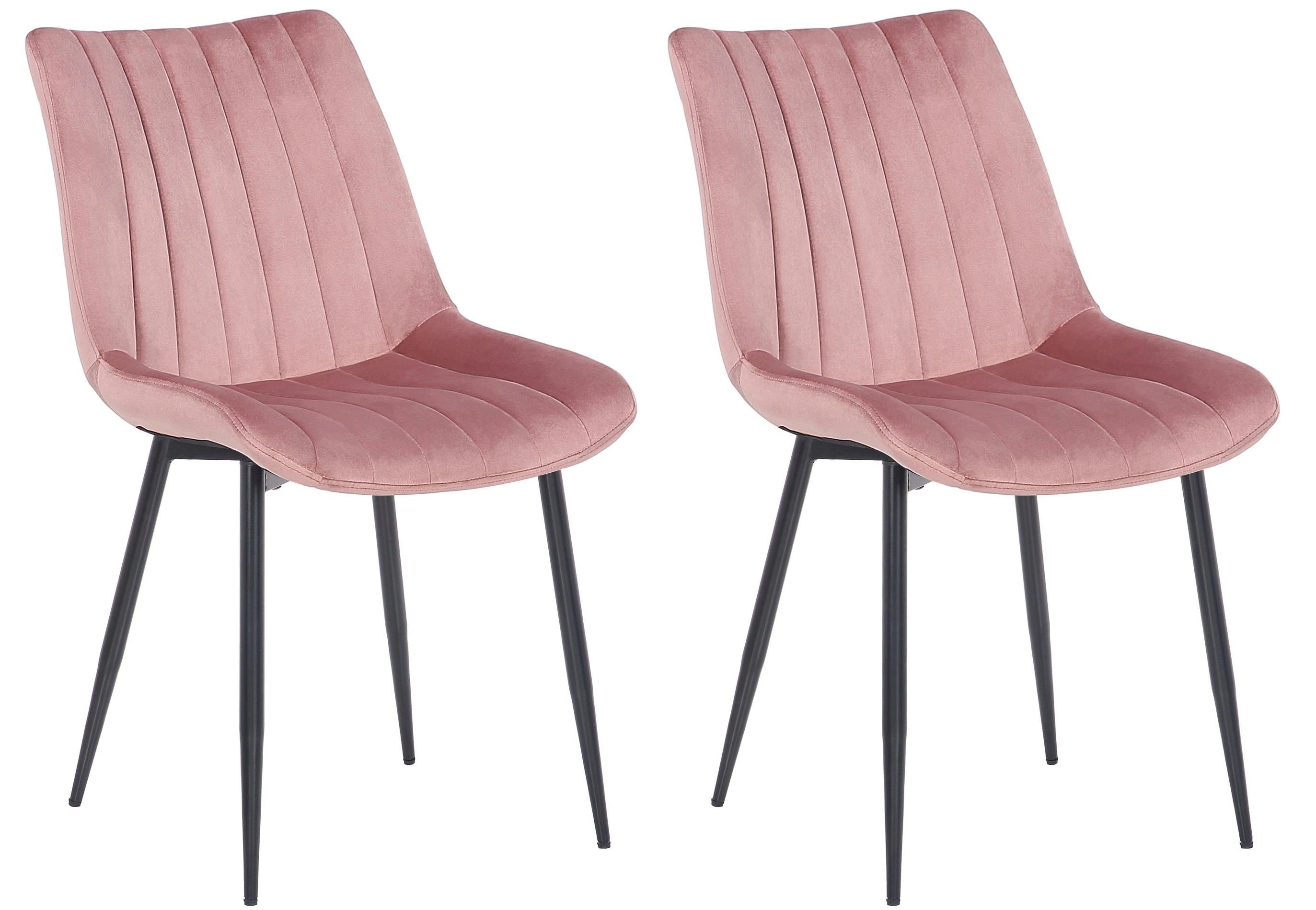 CLP Esszimmerstuhl Rahden Samt (2er Set), günstig online kaufen