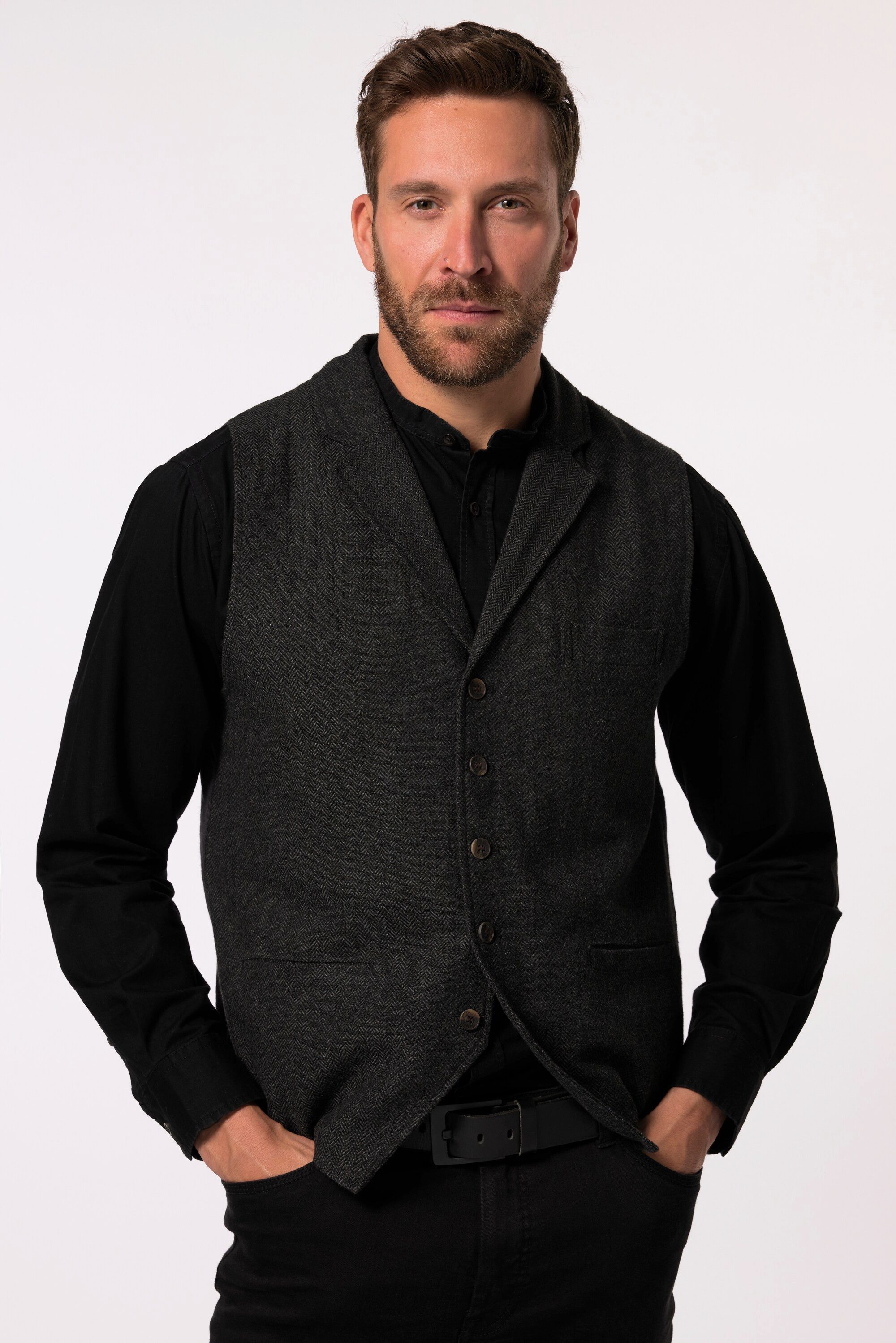JP1880 Steppweste JP 1880 Tweed-Weste FLEXNAMIC® günstig online kaufen