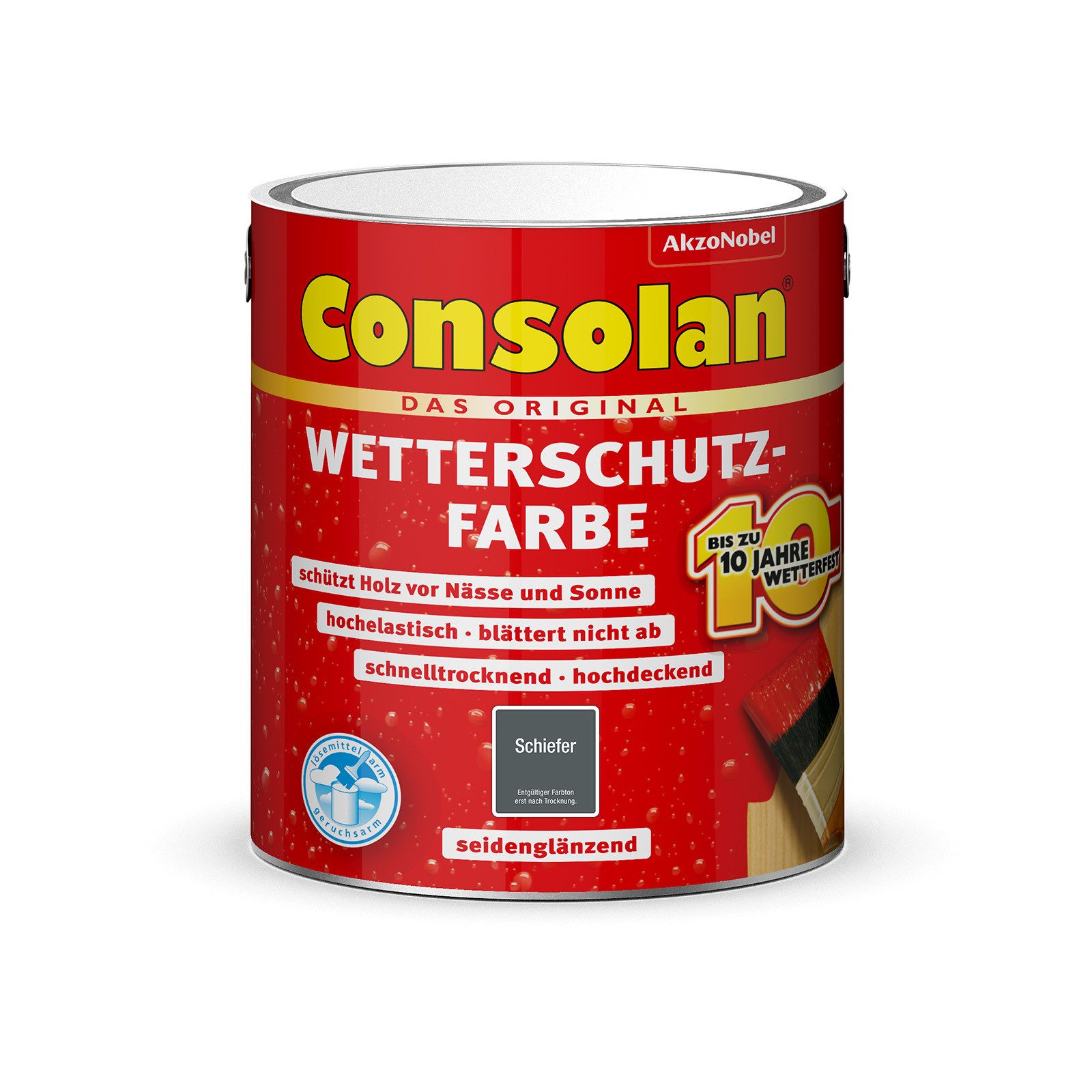 Consolan  Wetterschutzfarbe Consolan Wetterschutzfarbe 2,5 l