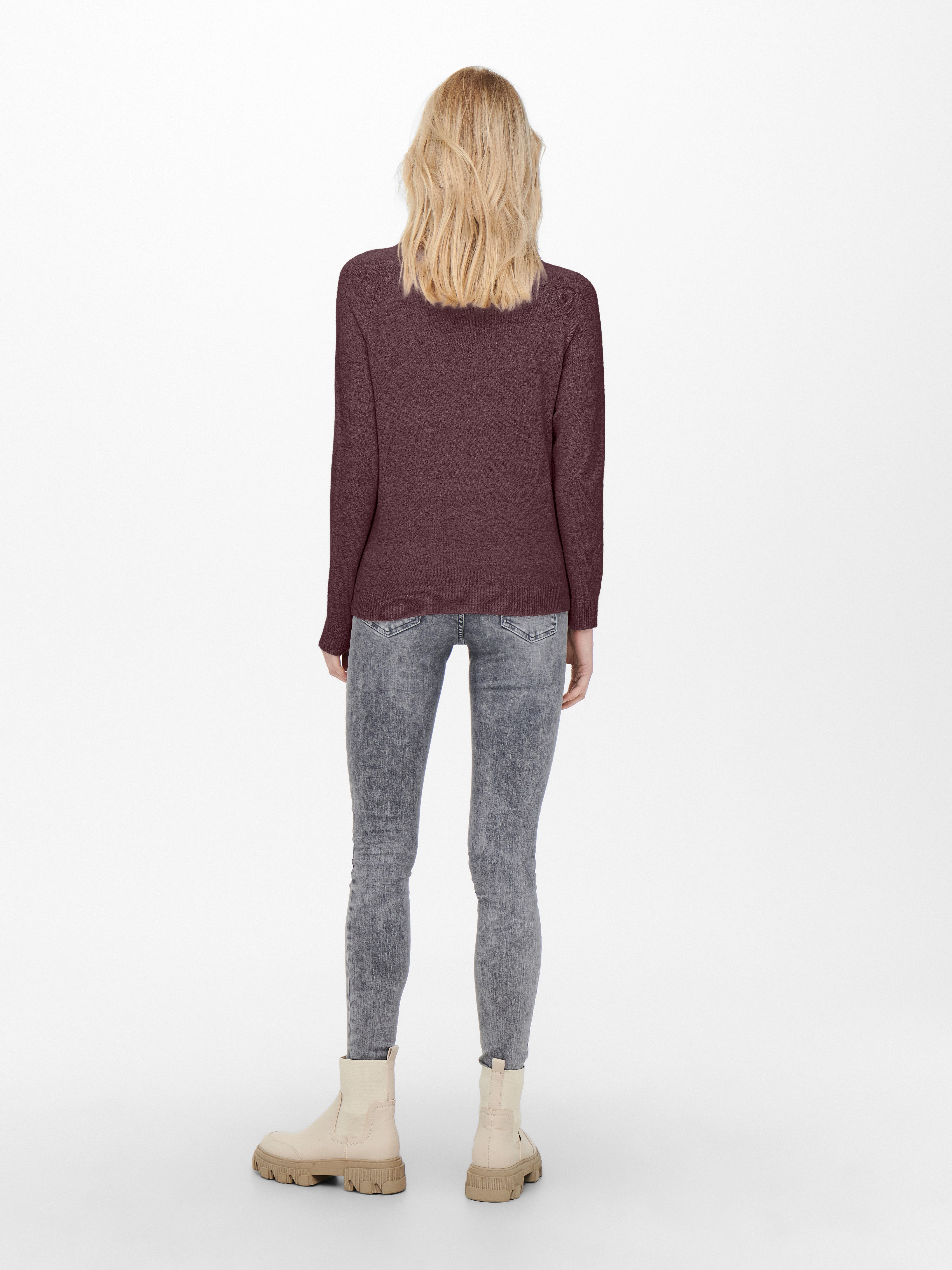 ONLY Rundhalspullover ONLRICA LIFE L/S PULLOVER KNT NOOS günstig online kaufen