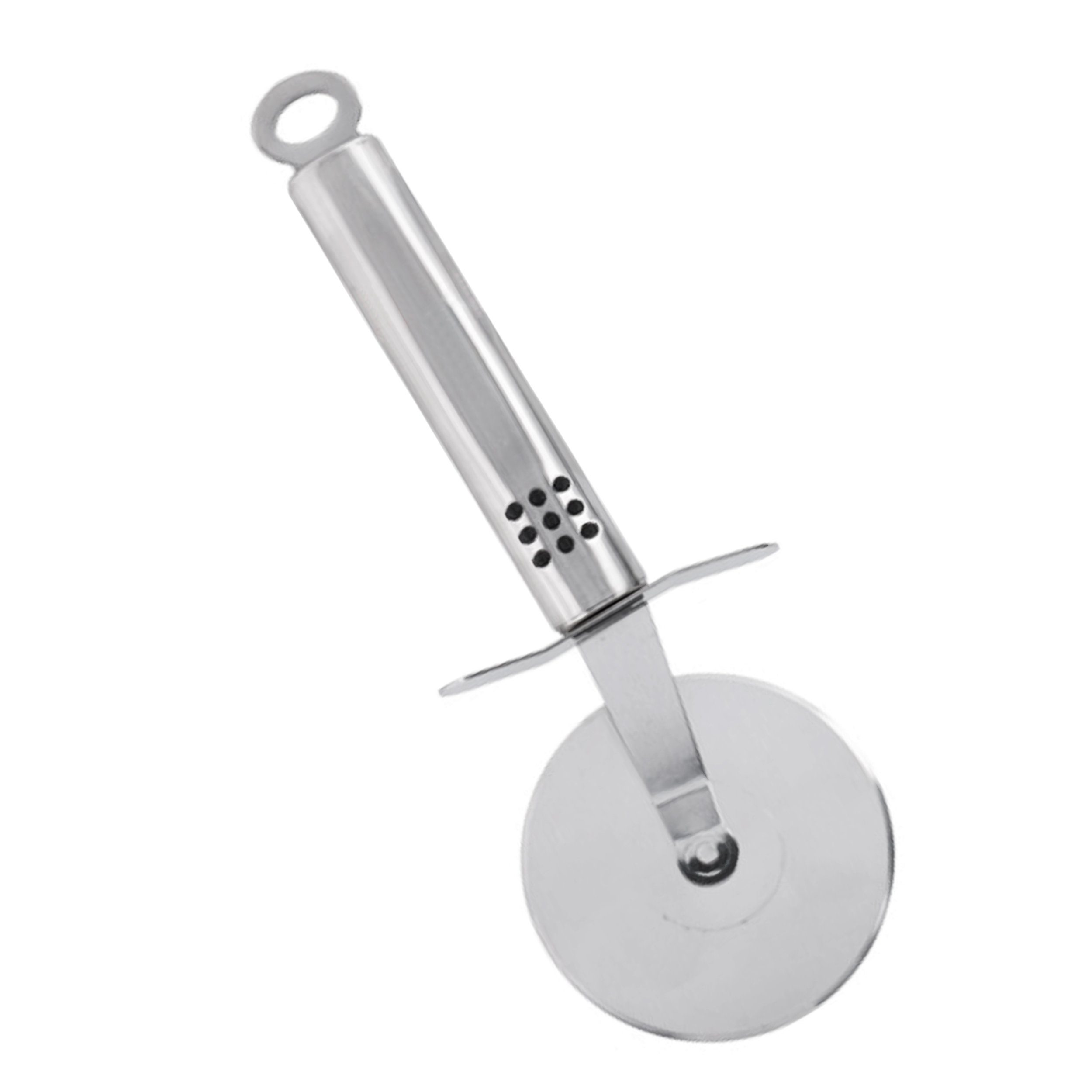 Alpina Pizzaschneider Pizzaschneider Edelstahl Ø7,5cm Pizzamesser Pizza Pizzaroller 05, Pizzarad Roller