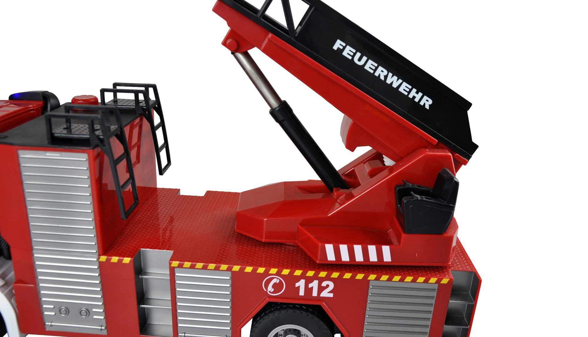 Amewi RC-Bagger Amewi RC Mercedes Benz Feuerwehr Drehleiterfahrzeug 1:18 RTR