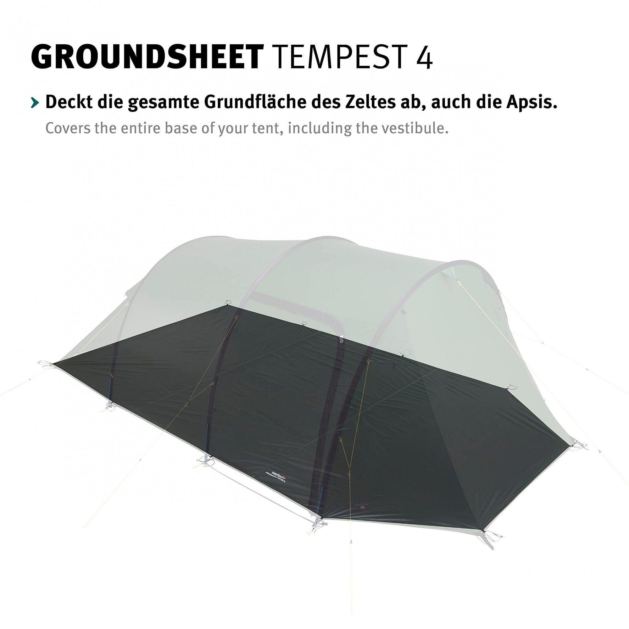Groundsheet Tempest das Wechsel 4 Zeltunterlage Zelt für Tents