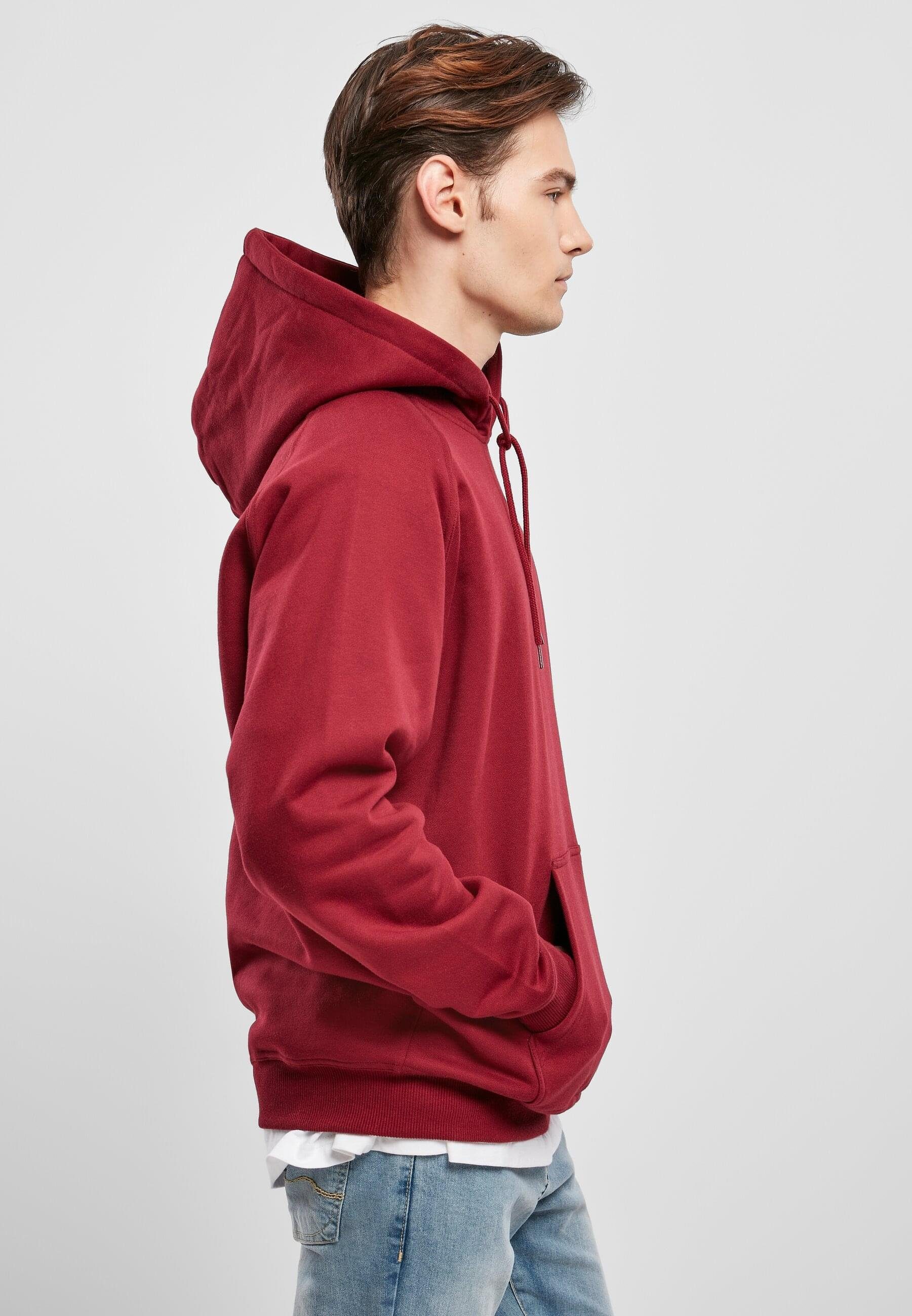 burgundy CLASSICS Hoody Herren URBAN (1-tlg) Sweater Blank