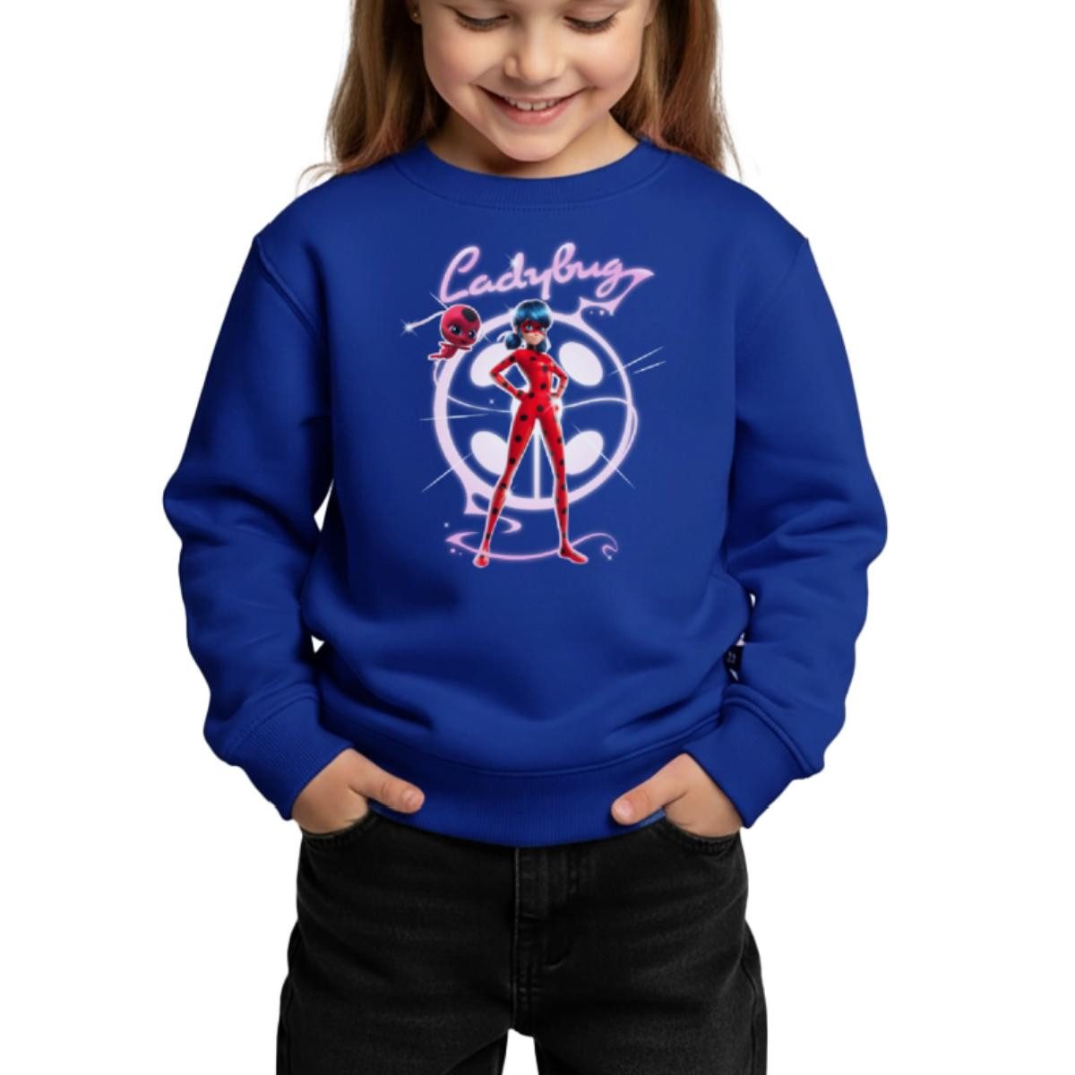 Sweatshirt Miraculous Ladybug Mit Tikki Kinder Premium Pullover