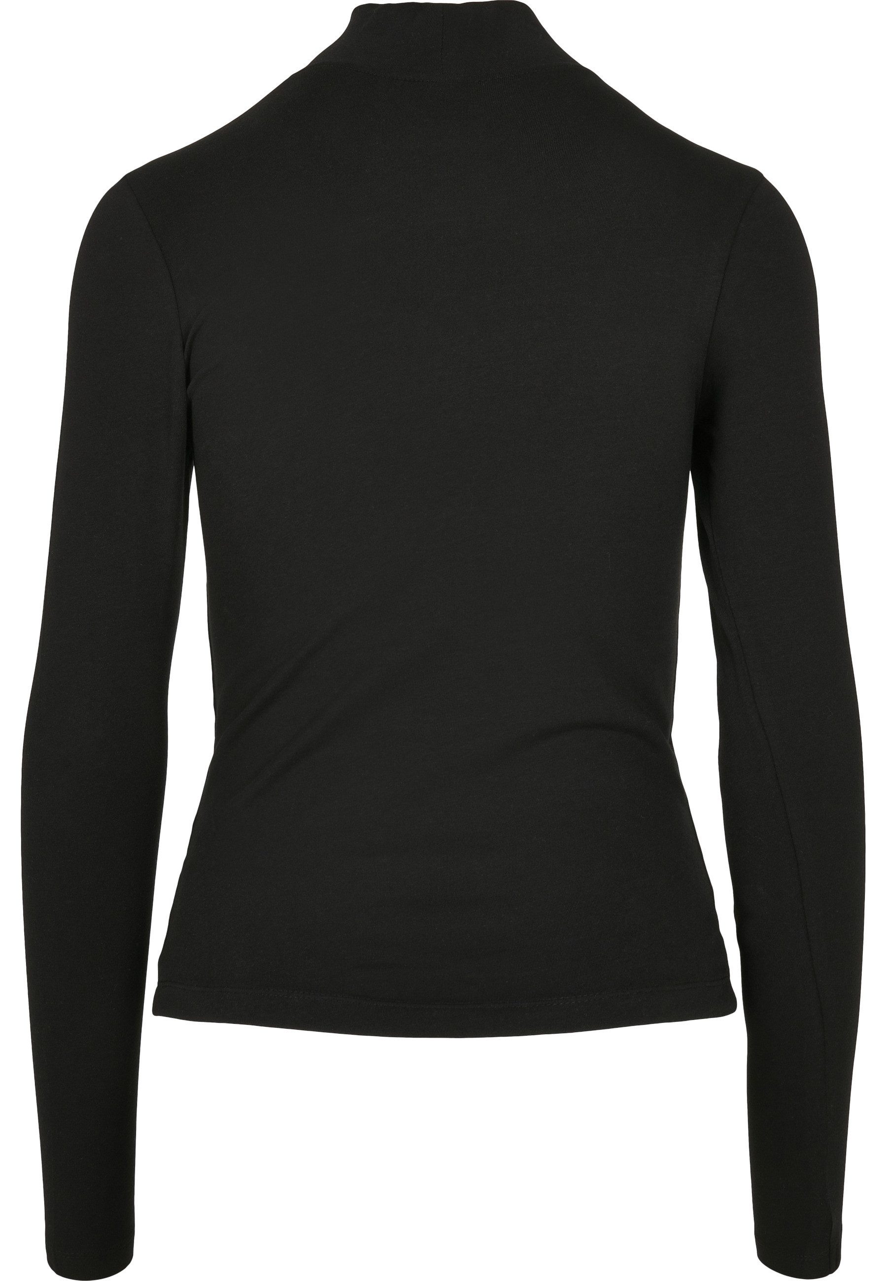 URBAN CLASSICS Langarmshirt Urban Classics Damen Ladies Cut-Out Turtleneck günstig online kaufen