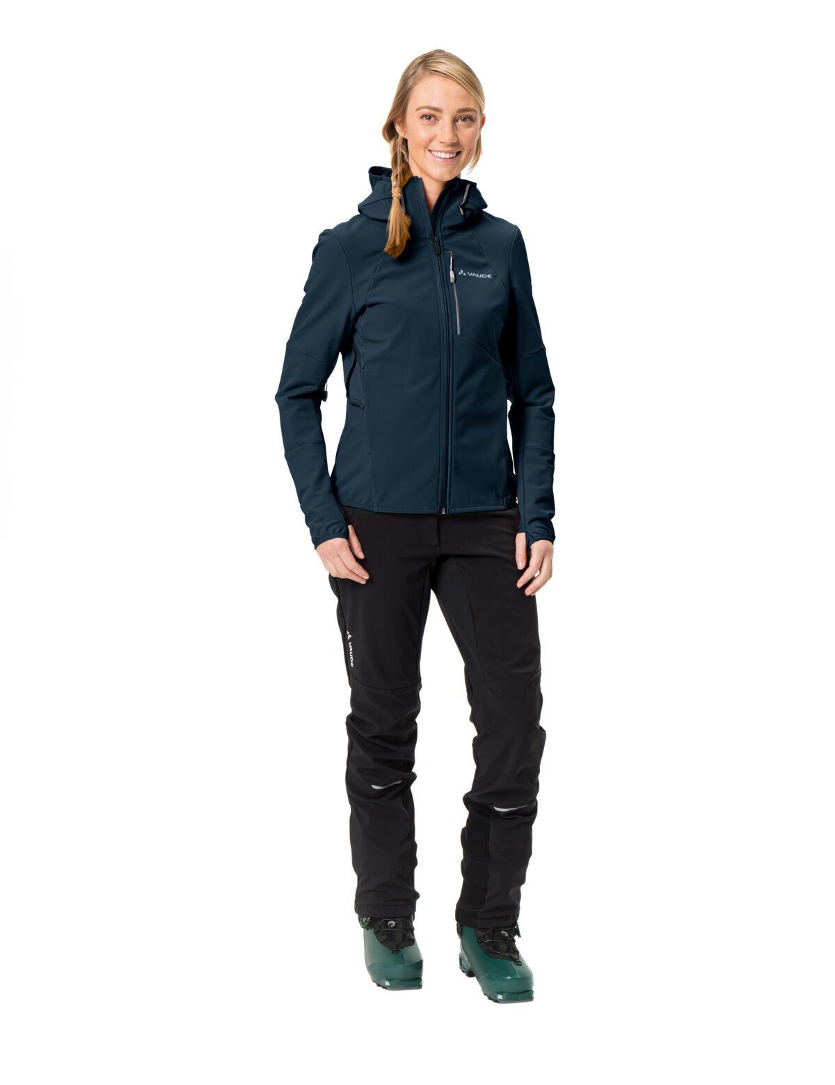 Jacket kompensiert sea VAUDE dark IV Larice Women's (1-St) Outdoorjacke Klimaneutral