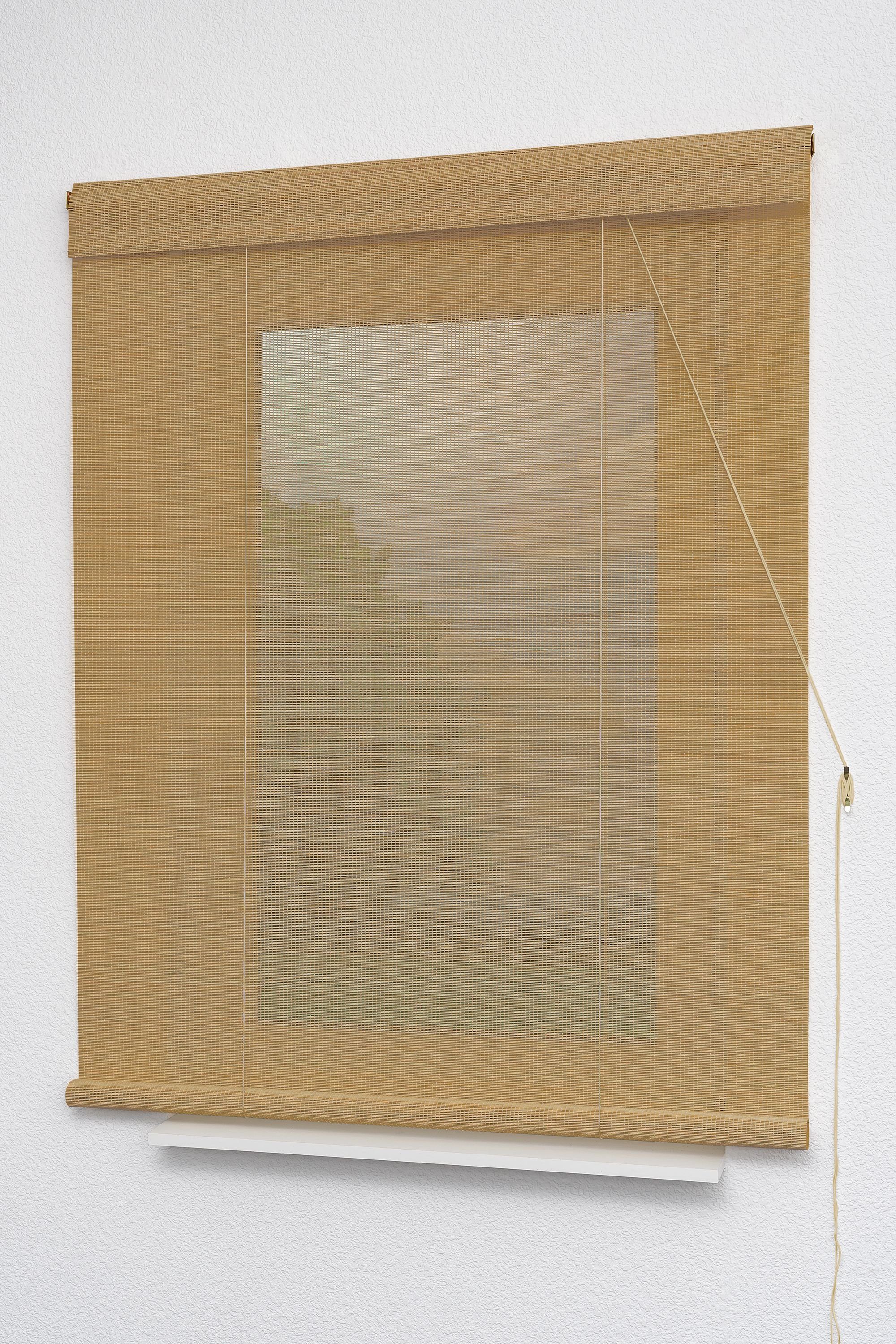 180x80cm HxB Braun, Natur Bambus transparent, Roll LYSEL®, Up Rollo Easy