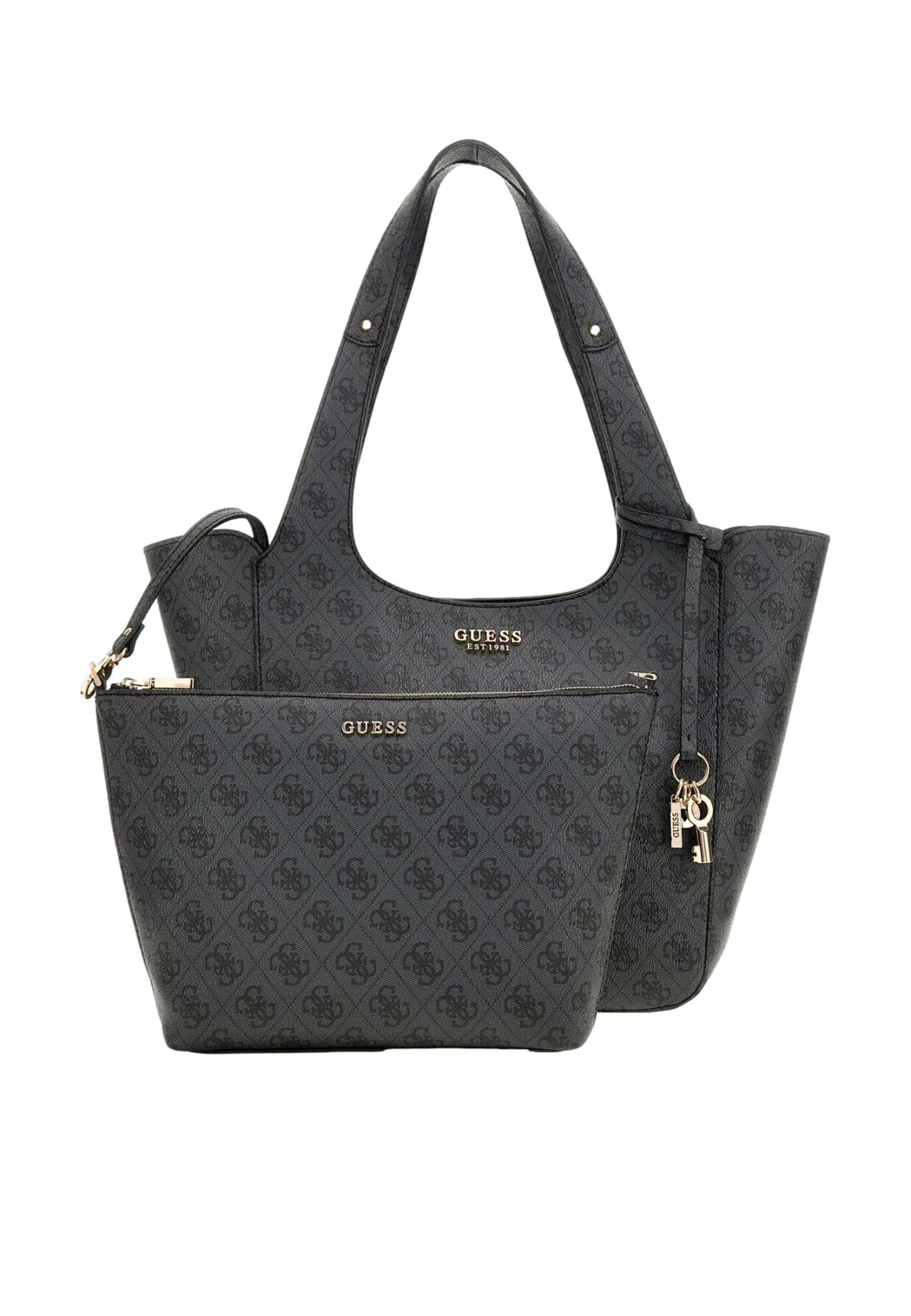 Guess Schultertasche Schultertasche Calista 2 in 1 Handtasche (1-tlg)