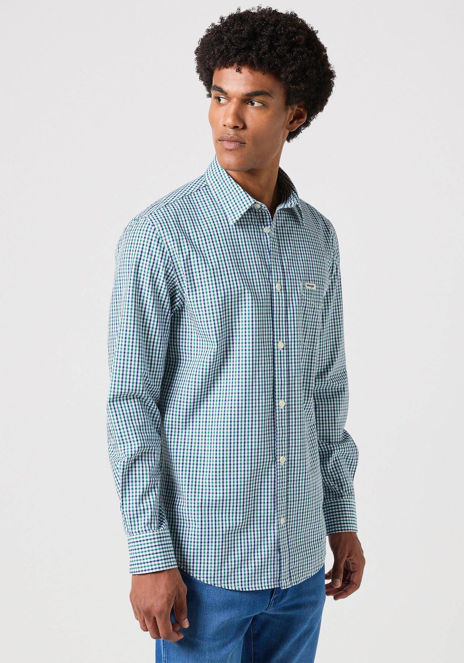 Wrangler Langarmhemd LS 1 PKT SHIRT günstig online kaufen