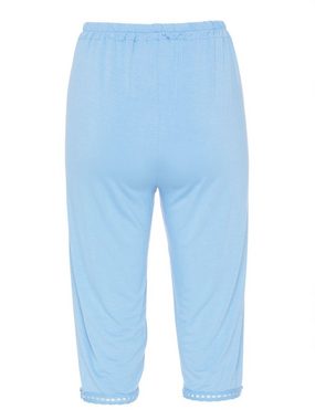 Pure Shape Pyjama Shirt & Hose elastisch (Set, 2-teilig) mit Spitzendetail