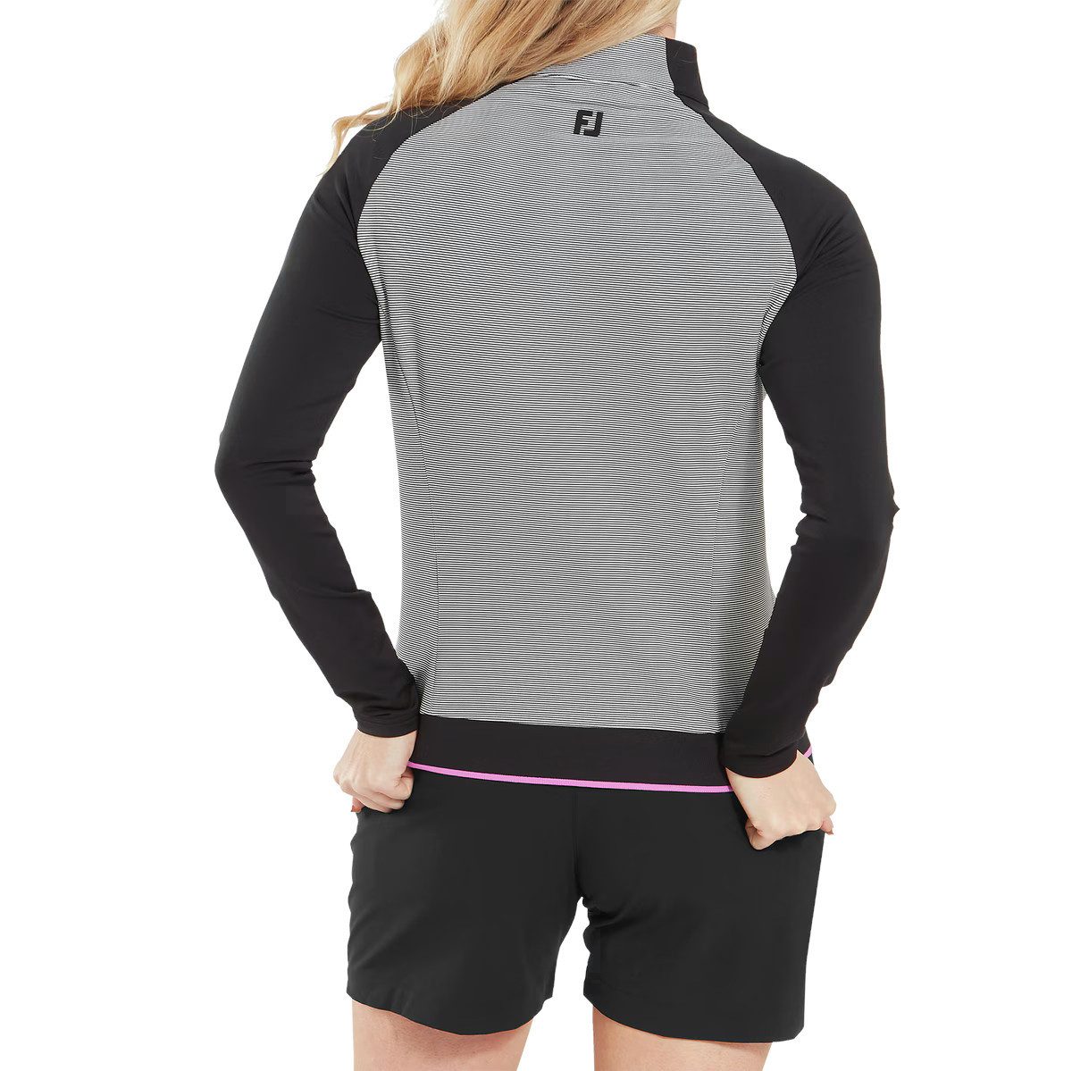 FOOTJOY Longsweatshirt FootJoy Golf Layer Performance Schwarz-Grau Damen