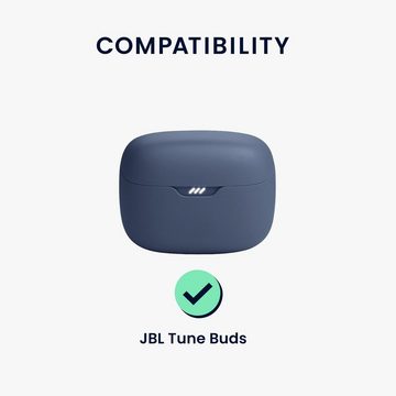 kwmobile Kopfhörer-Schutzhülle Hülle für JBL Tune Buds, Silikon Schutzhülle Etui Case Cover für In-Ear Headphones