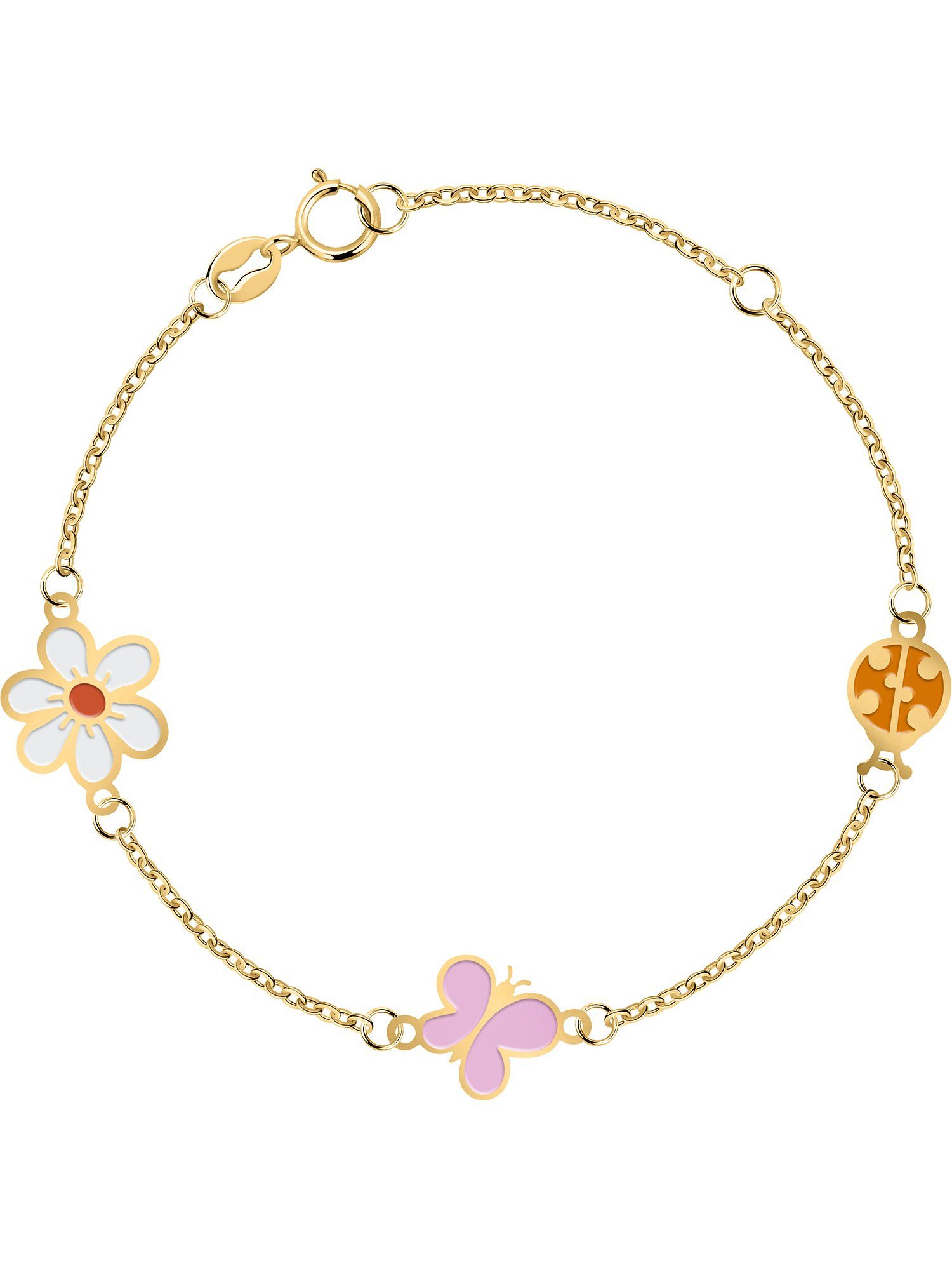 FAVS Armband FAVS Little Friends Mädchen-Armband 375er Gelbgold