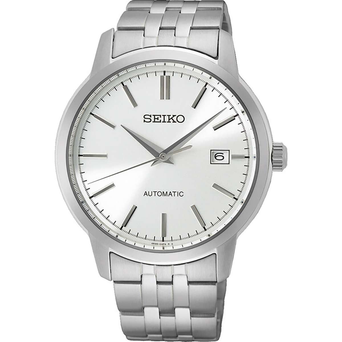 Seiko Automatikuhr SRPH85K1, Herrenuhr Automatik Stahl/Silberfarben