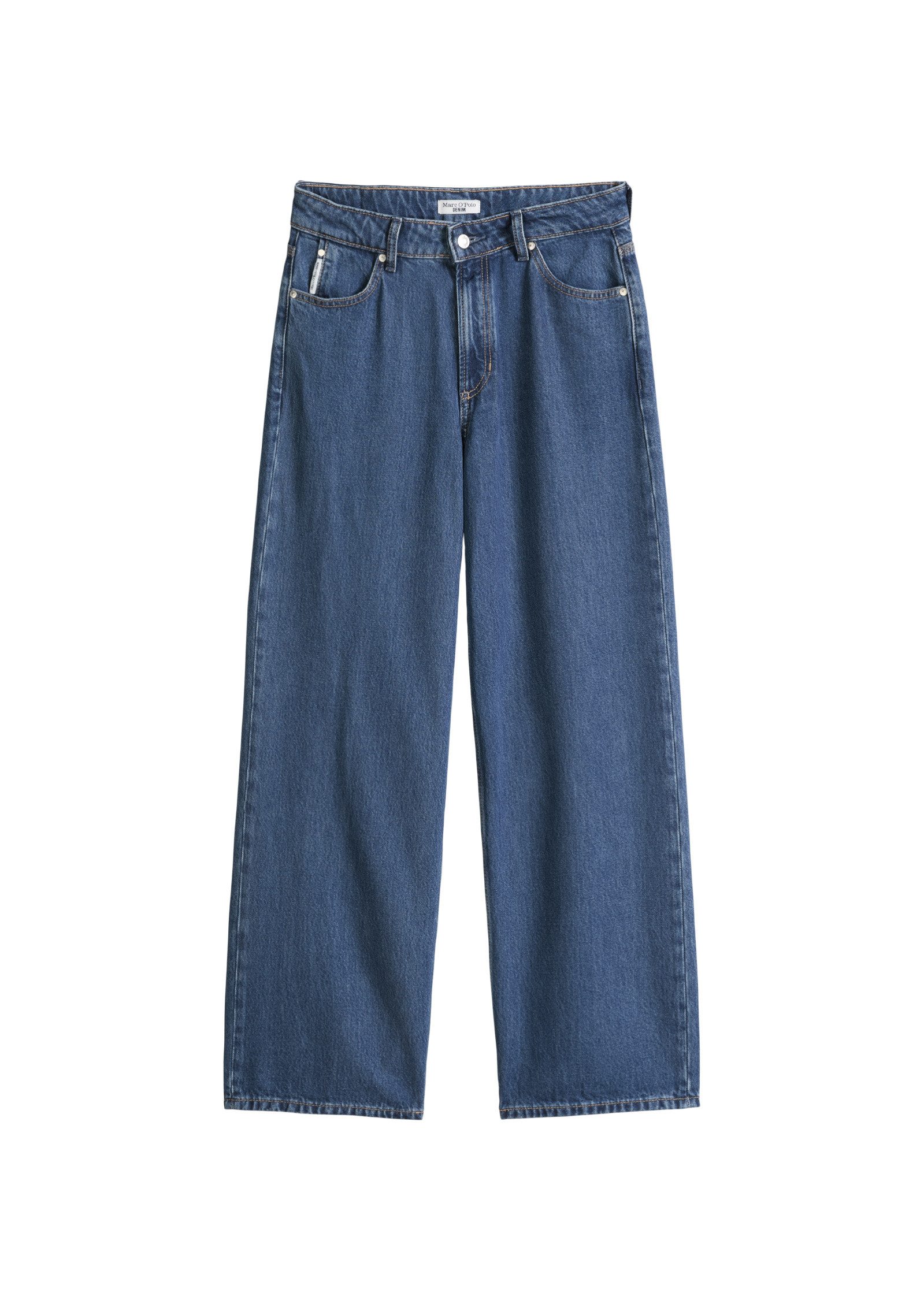 Weite Jeans aus Lyocell-Mix ohne Stretch
