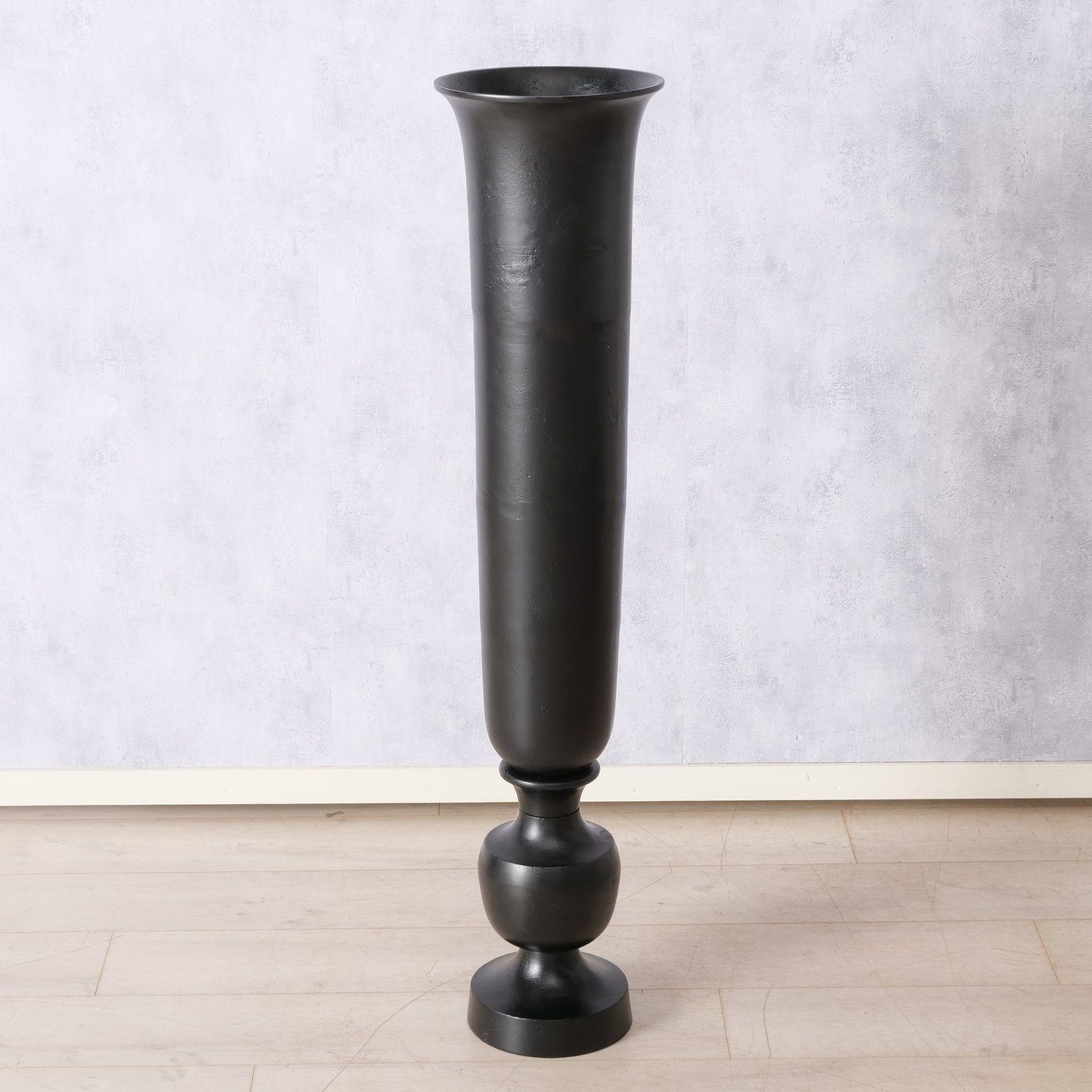 "Basuma" H123cm, Metall aus Vase in Dekovase BOLTZE schwarz