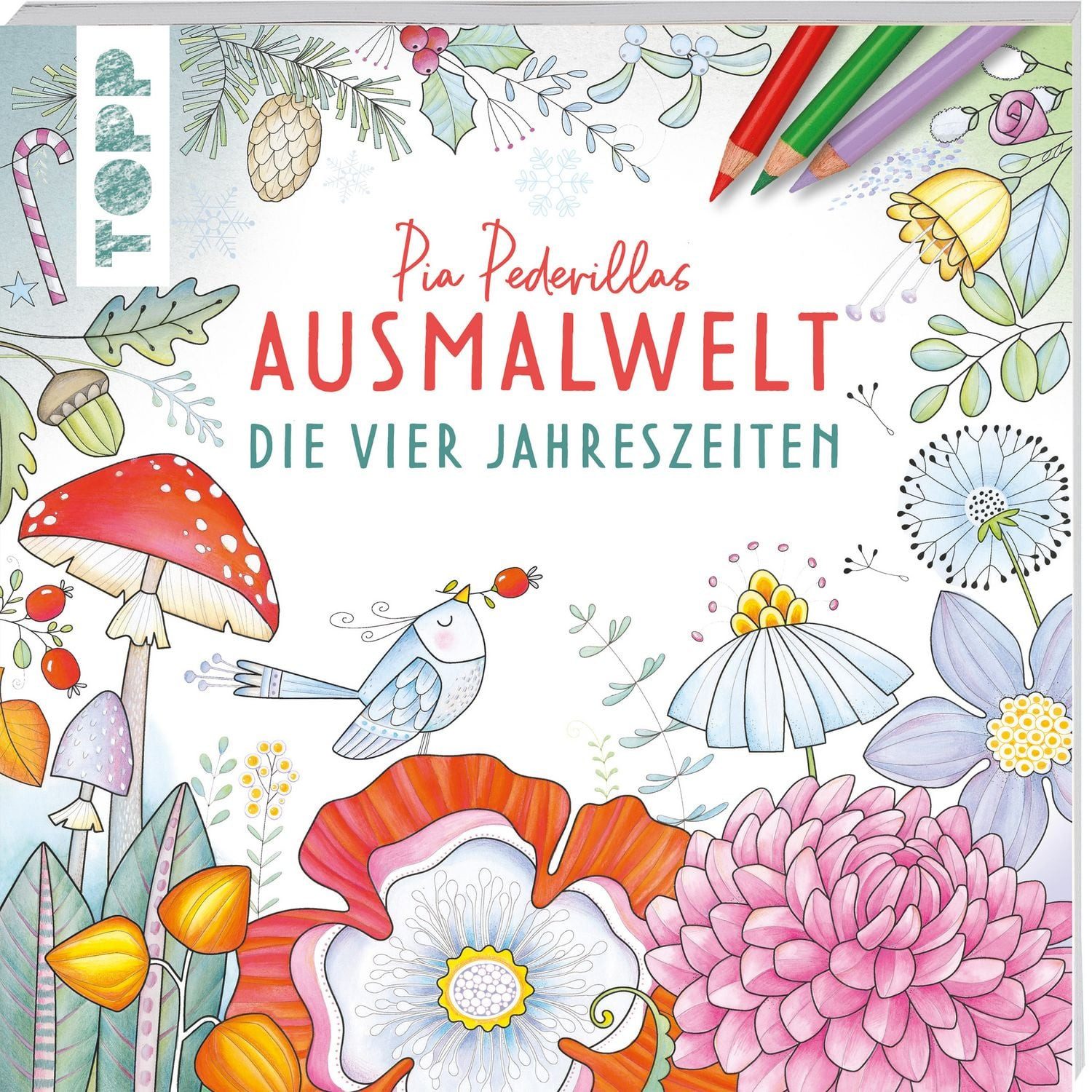 Belletristik Pia Pedevillas Ausmalwelt - Die vier Jahreszeiten Ausmalen & entspanne Pia Pedevilla
