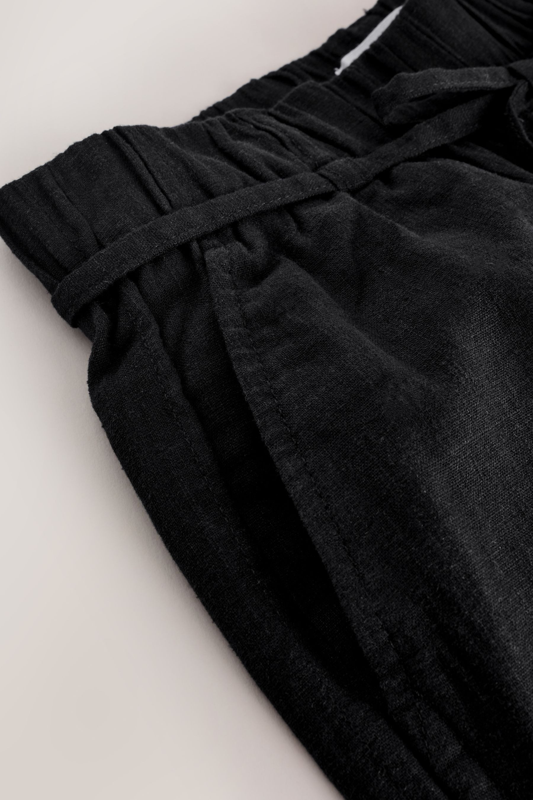 Next Culotte Culotte aus Leinengemisch mit Bindegürtel (1-tlg)