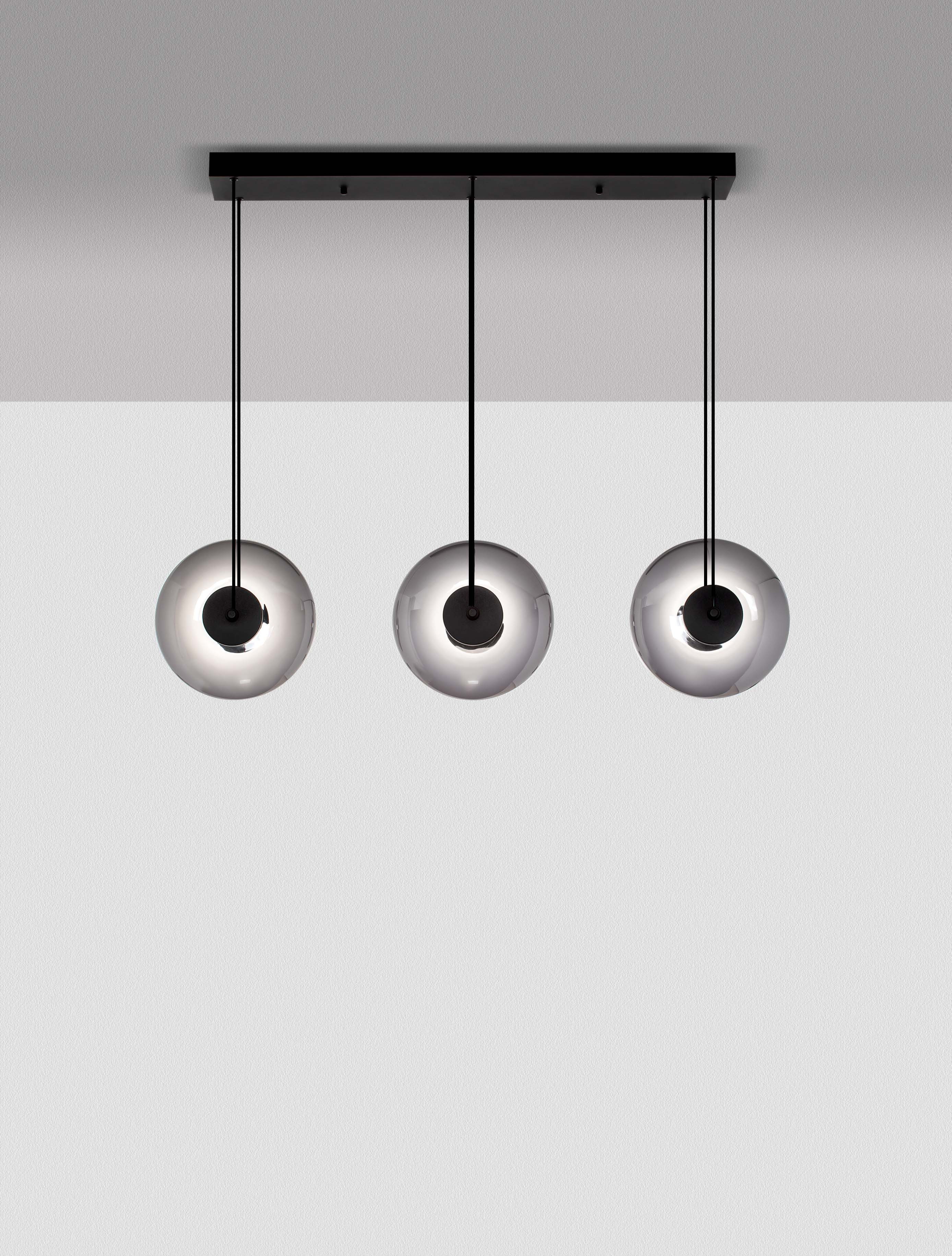 Nova Luce Pendelleuchte BALLET, LED fest integriert, Warmweiß