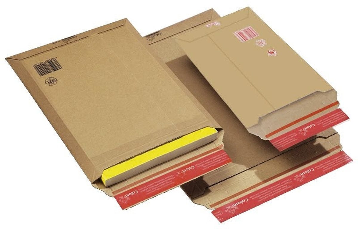 COLOMPAC Versandtasche Wellpappversandtasche 250x360x-50mm braun