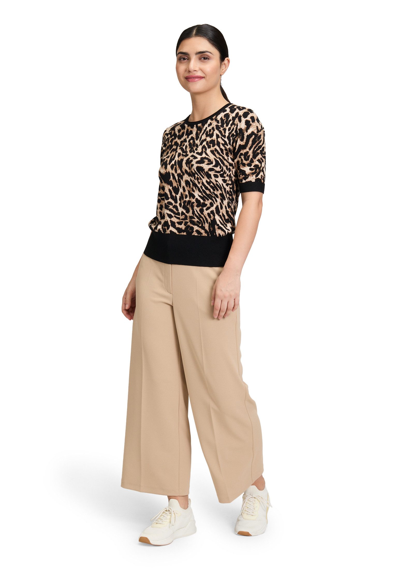 Betty Barclay Kurzarmshirt Damen mit Animalprint (1-tlg)