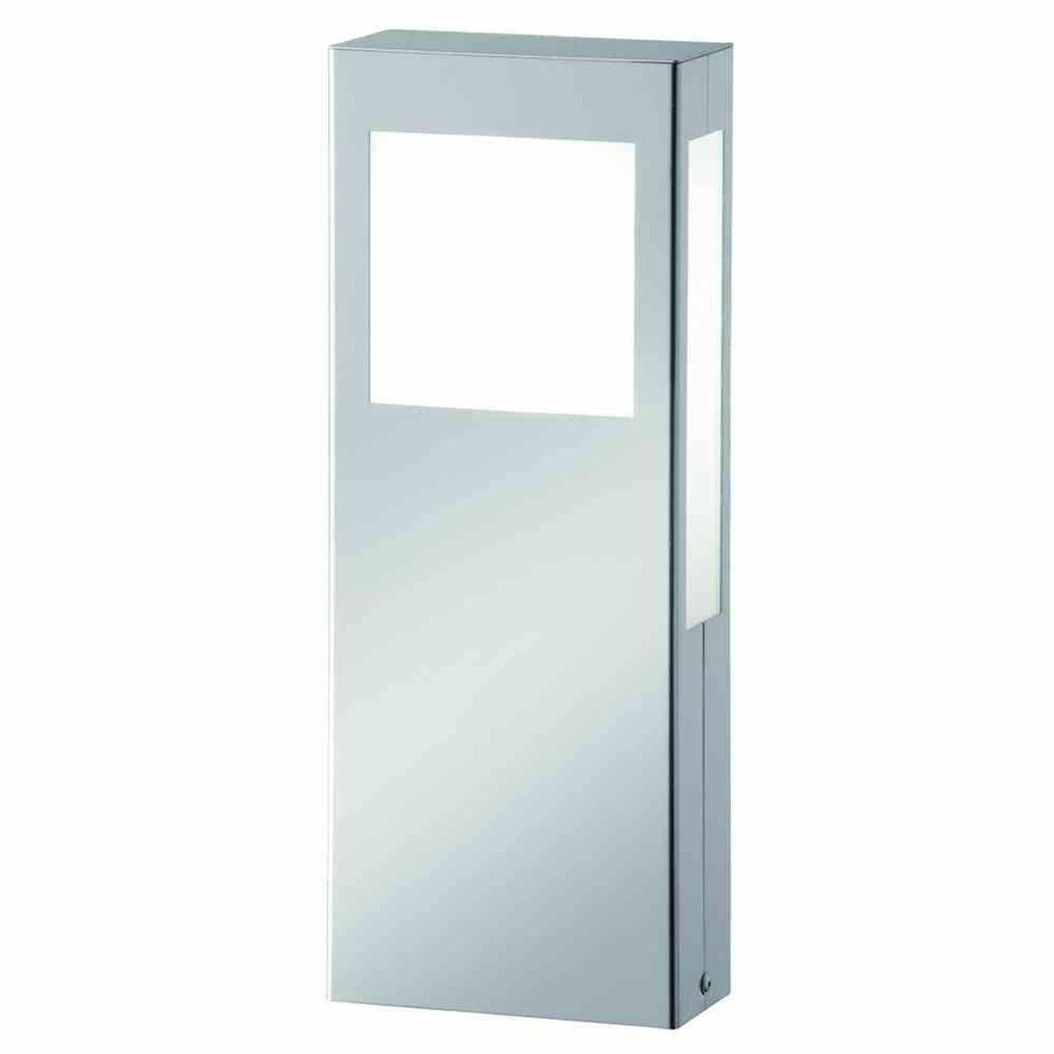 CMD Pollerleuchte AquaPaulo Pollerleuchte, 18W, IP44, Leuchtstofflampe, 2G11, Edelstahl