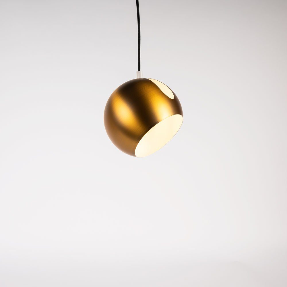 s.luce Pendelleuchte Galerieleuchte Ball tauschbarer Schirm günstig online kaufen