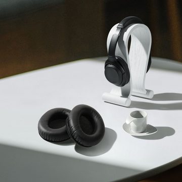 kwmobile 2x Ohr Polster für Sennheiser HD660S / HD650 / HD600 / HD565 / HD580 Ohrpolster (Ohrpolster Kopfhörer - Kunstleder Polster für Over Ear Headphones)