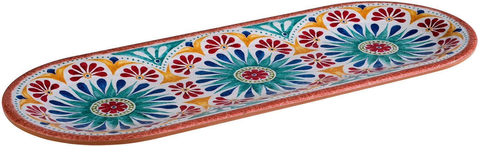 APS Тарілки Arabesque, Terrakottaoptik, spülmaschinengeeignet, Довжина 38 cm