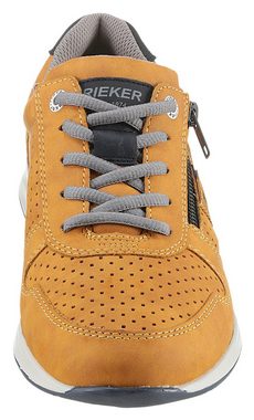 Rieker Sneaker mit Perforation, Freizeitschuh, Halbschuh, Schnürschuh