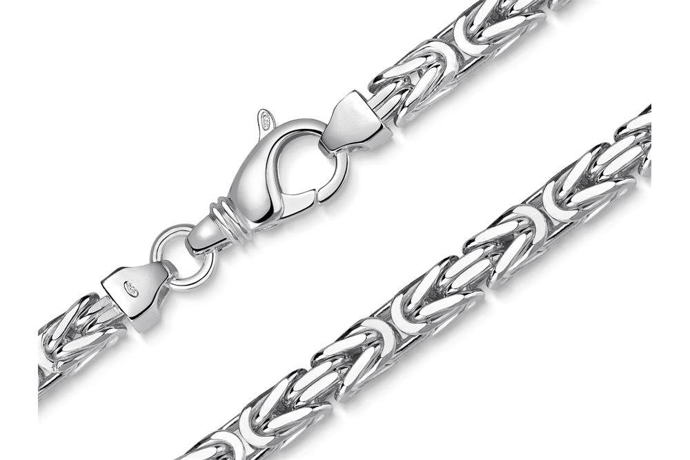 925 6mm Armband - Silberkettenstore Silberarmband Königskette Silber