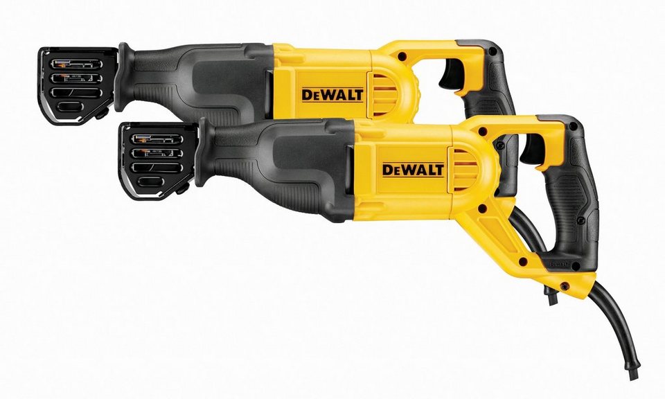 DeWalt Säbelsäge DWE305PKXL-QS, Spezieller Sägeschuh, Elektronische  Hubzahlregulierung, Vierfache Sägeblatt-Positionierung, Vierfache Sägeblatt-Positionierung  für vielseitige Anwendungen