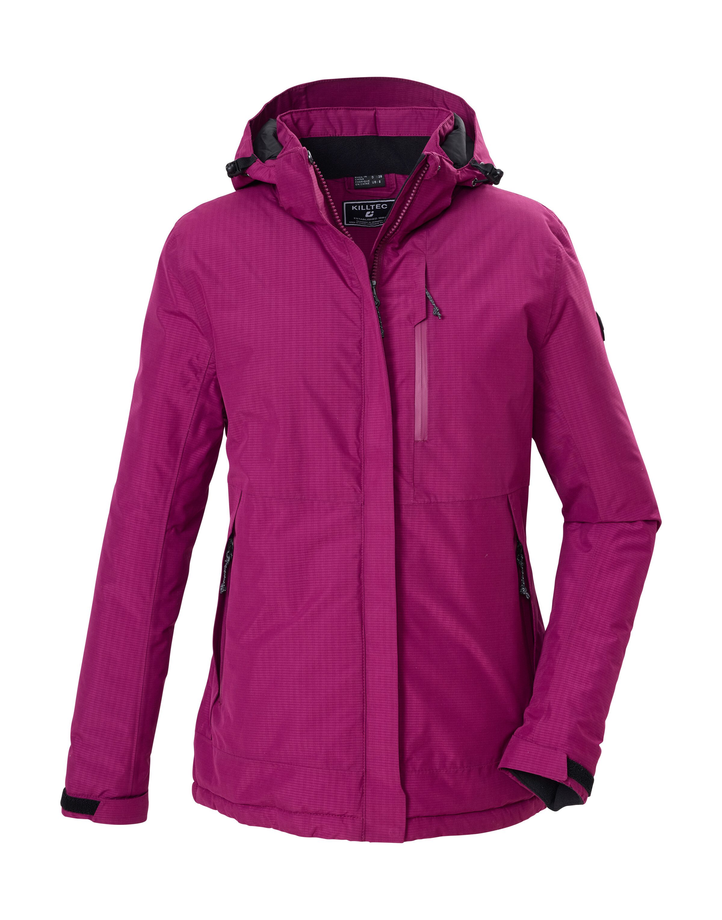 Killtec Funktionsjacke KOW 225 KG WMN JCKT Atmungsaktive, wind- und wasserdichte Damenjacke, abnehmbare Kapuze