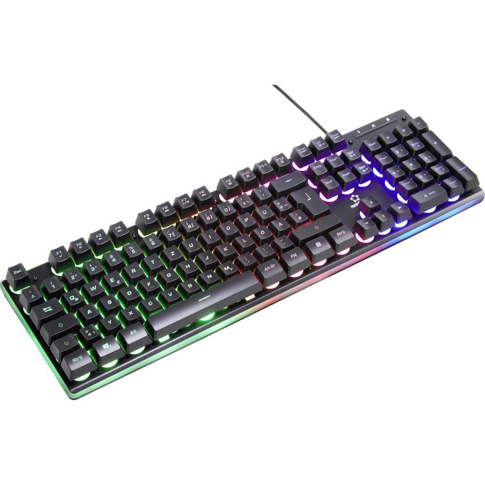 Renkforce kabelgebundene USB-Gaming-Tastatur Tastatur (Beleuchtet)