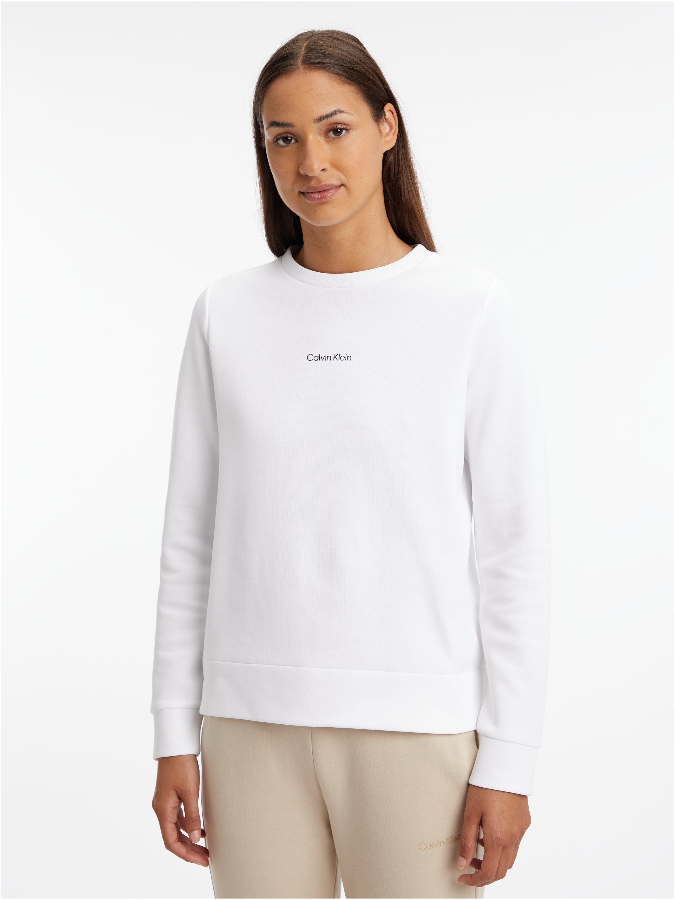 Calvin Klein Sweatshirt MICRO LOGO ESS SWEATSHIRT mit Rundhalsausschnitt